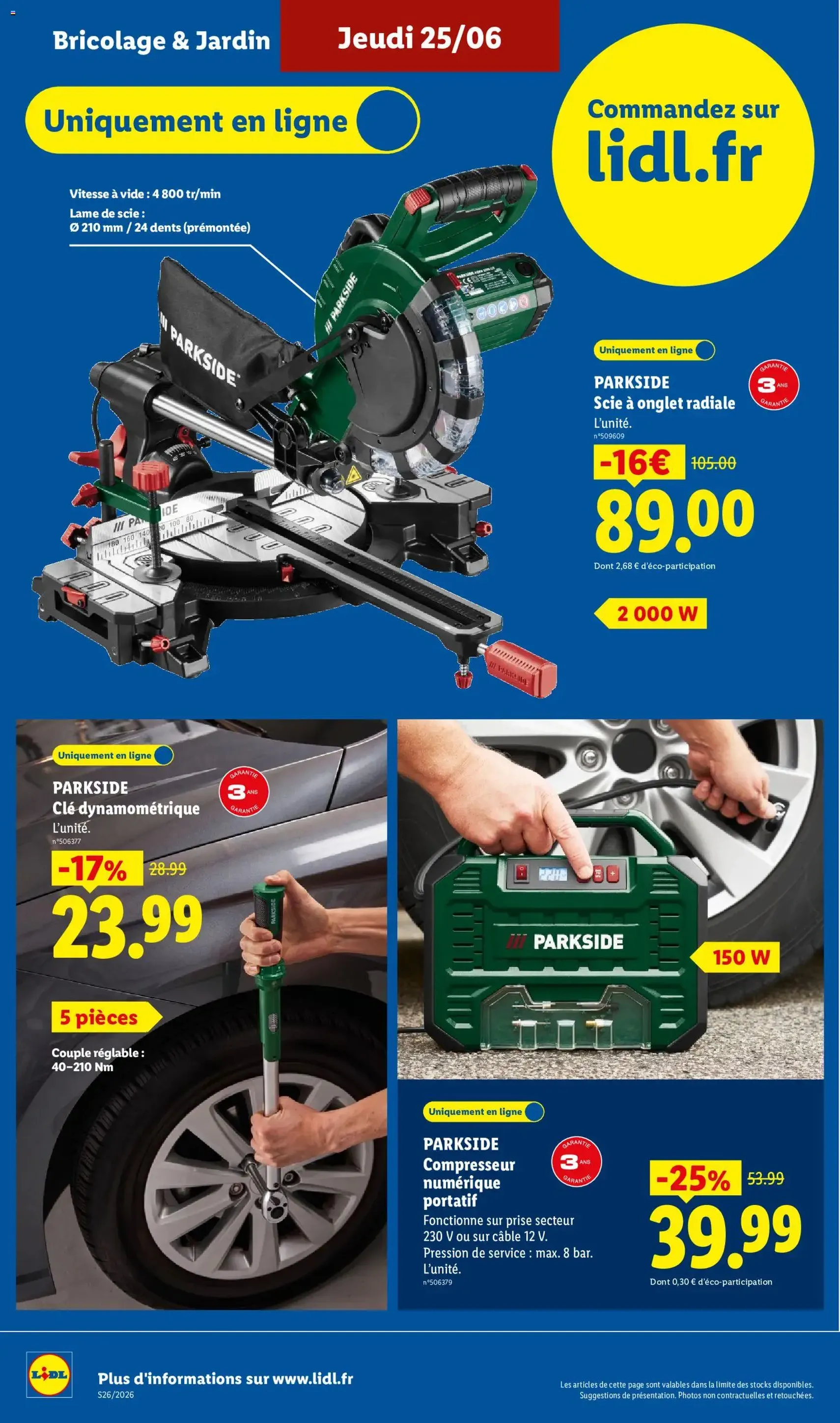 LIDL catalogue - brochure valable à partir du 25/06/2026, page 48 sur 72
