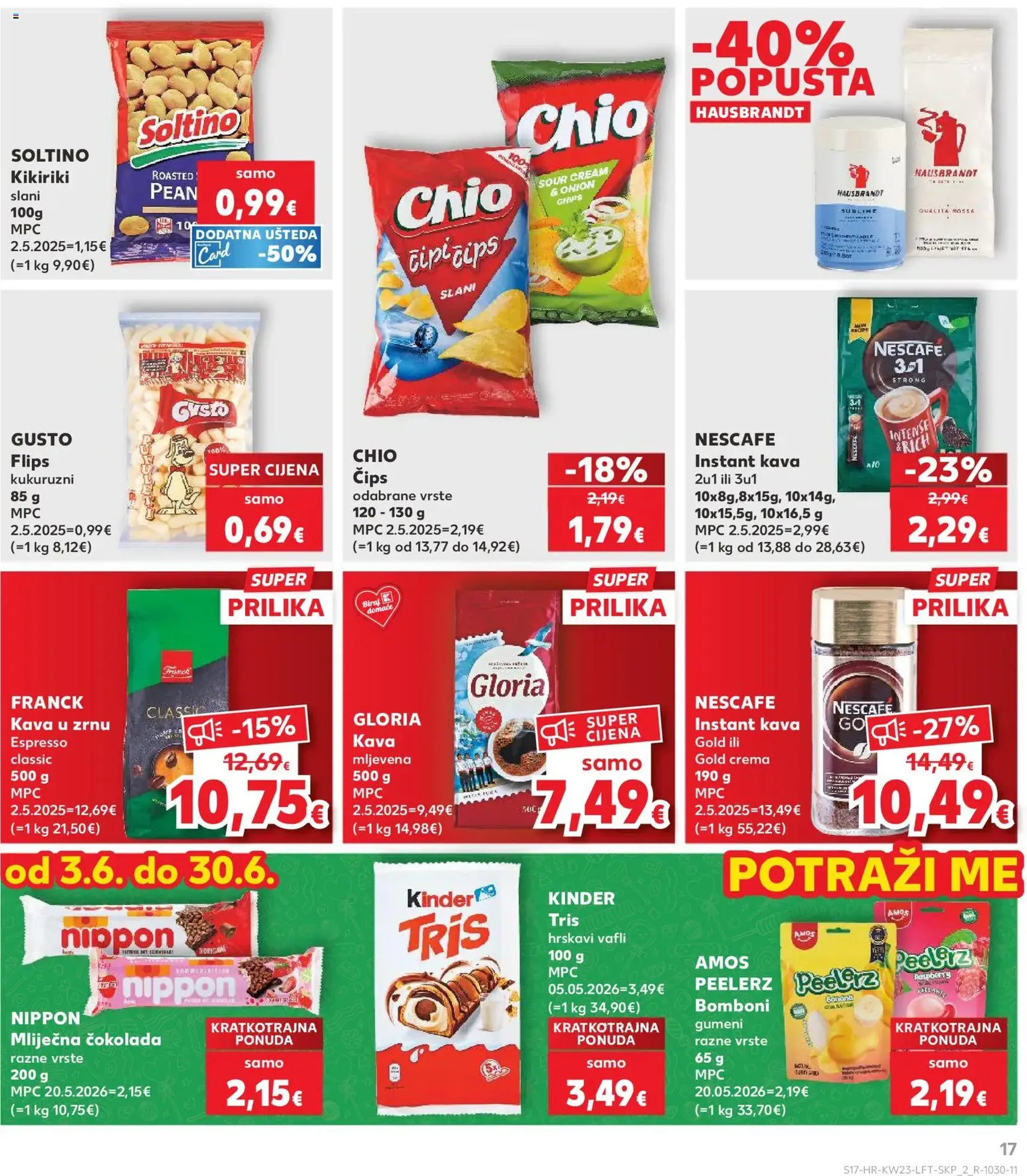 Kaufland HR akciós újság - 2026.06.03. érvényes szórólap 17 oldal 32 oldalból