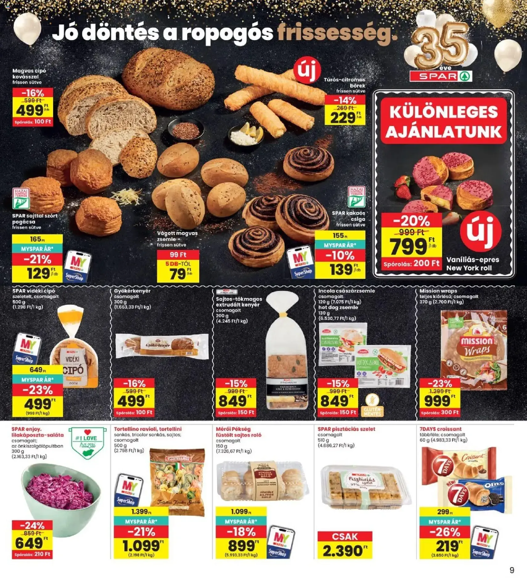 Interspar akciós újság - 2026.06.25. érvényes szórólap 9 oldal 20 oldalból