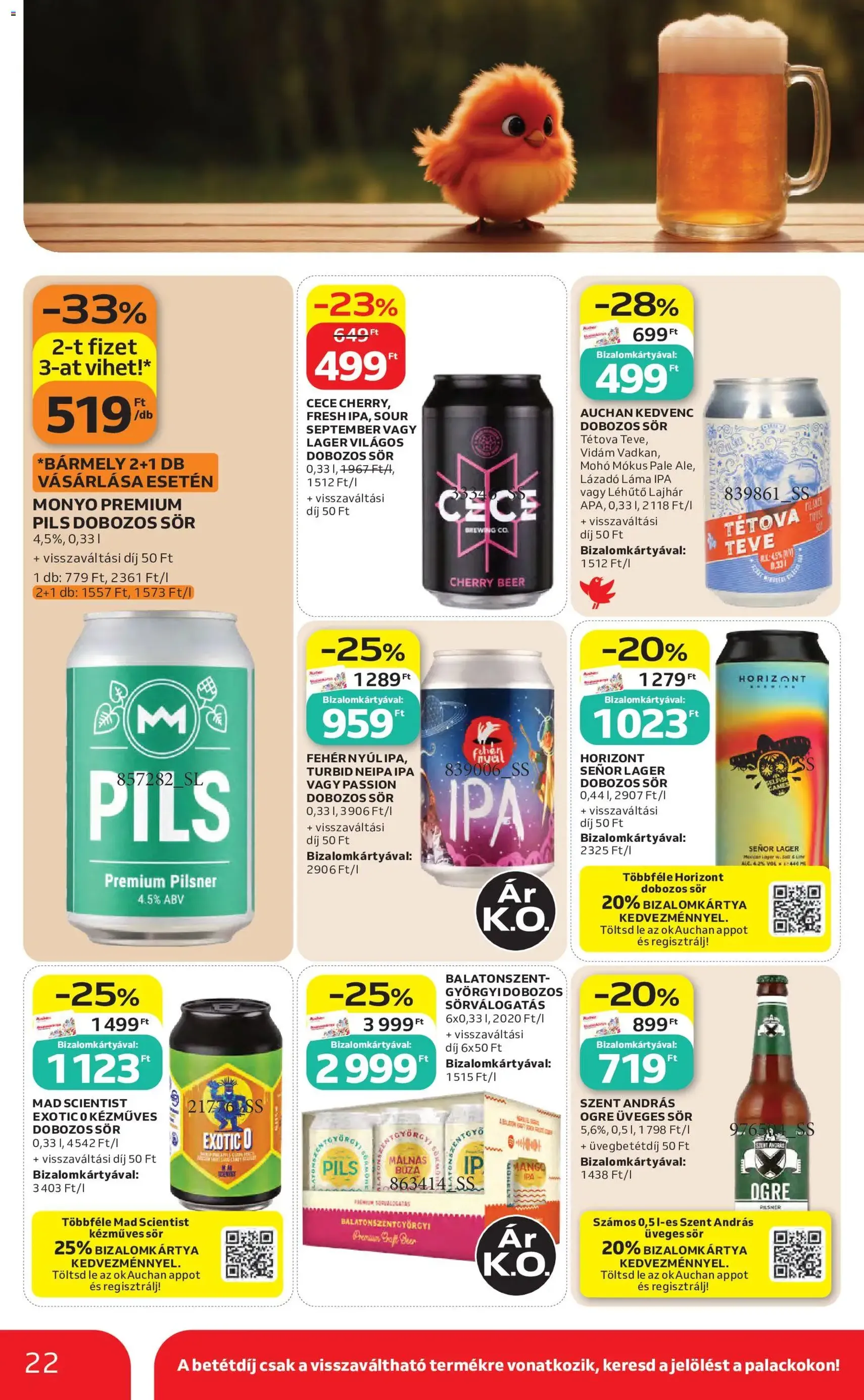 Auchan akciós újság - 2026.07.30. érvényes szórólap 22 oldal 45 oldalból