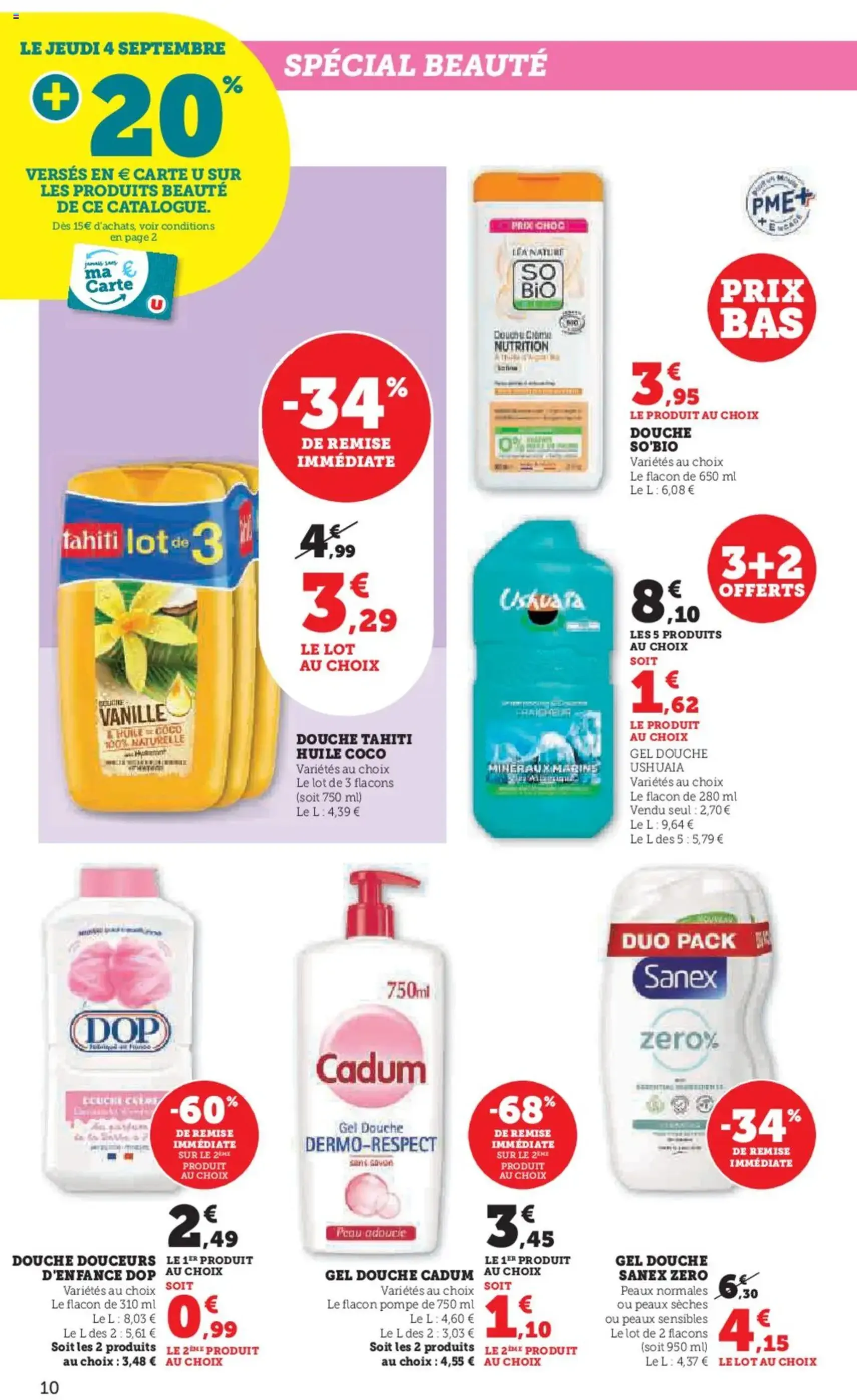 Super U catalogue - brochure valable à partir du 02/09/2025, page 10 sur 52 Super U catalogue - brochure valable à partir du 02/09/2025, page 10 sur 52