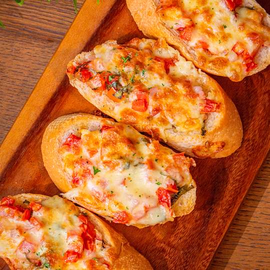 Voorvertoning van recept Eenvoudige en lekkere geroosterde crostini
