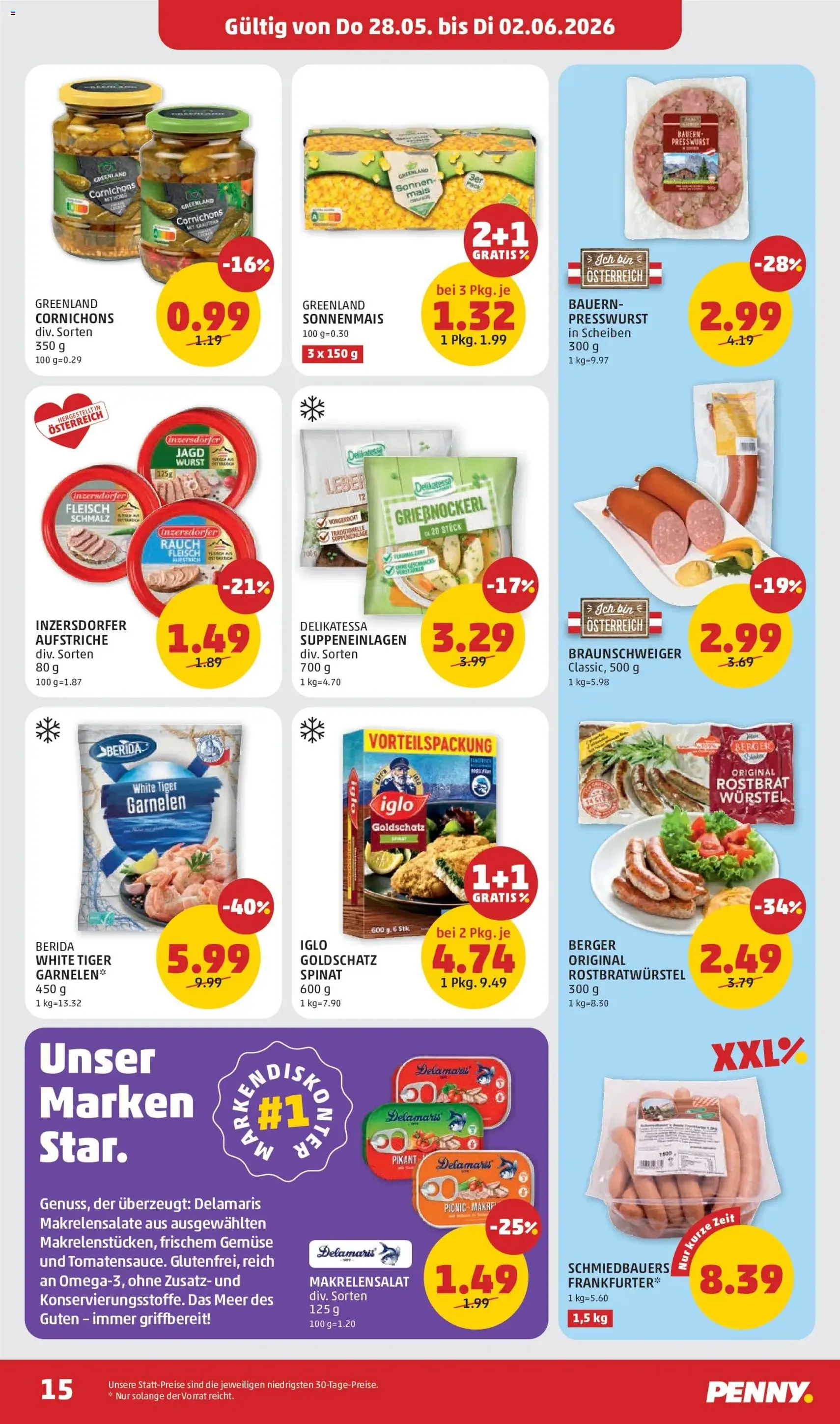 Penny Markt Flugblatt - Gültiger Prospekt ab 28.05.2026, Seite 15 von insgesamt 32