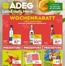 ADEG Flugblatt - Prospekt Vorschau gültig ab 20.11.2025