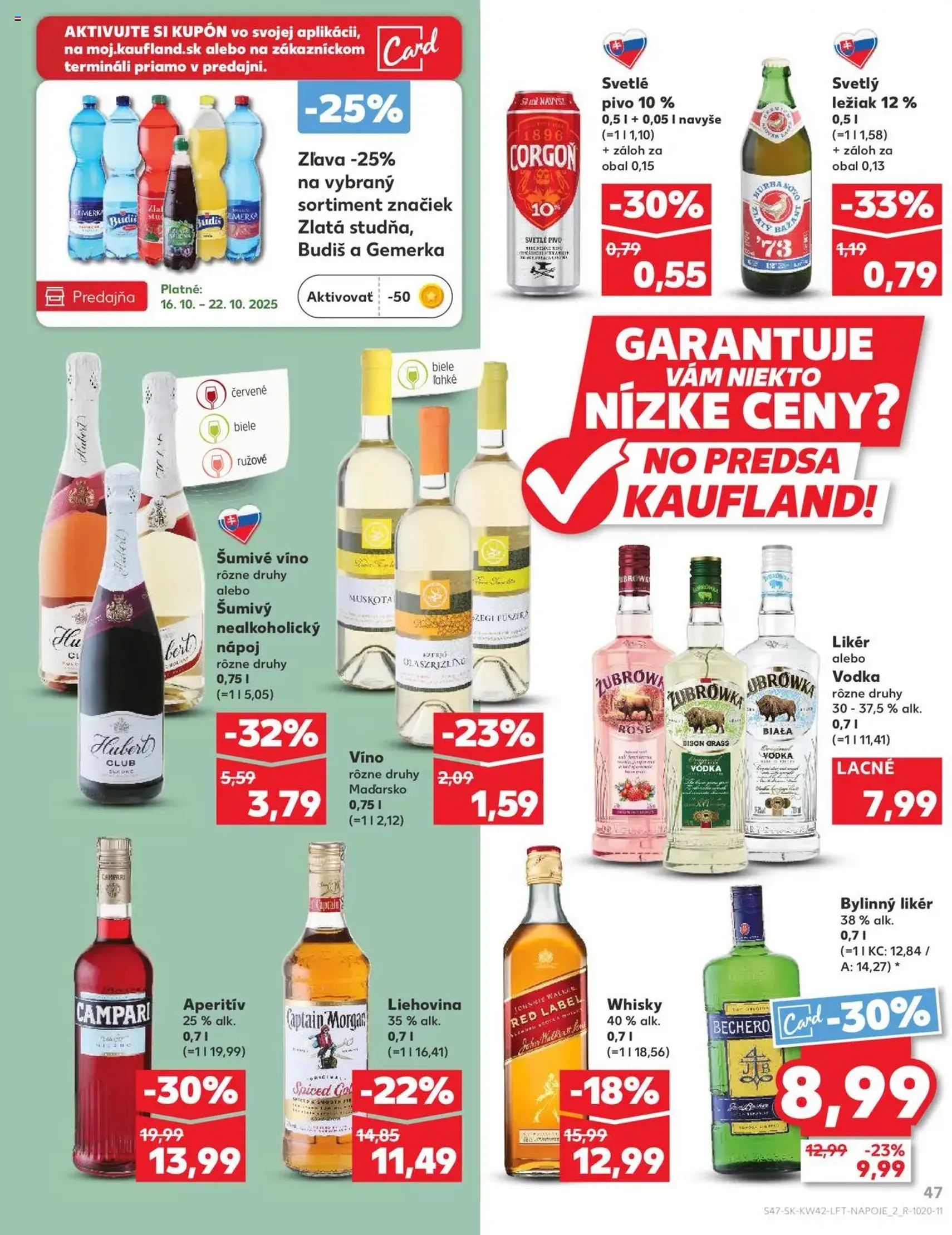 Kaufland Bratislava-Avion - platný leták od 16.10.2025 strana 47 z 78