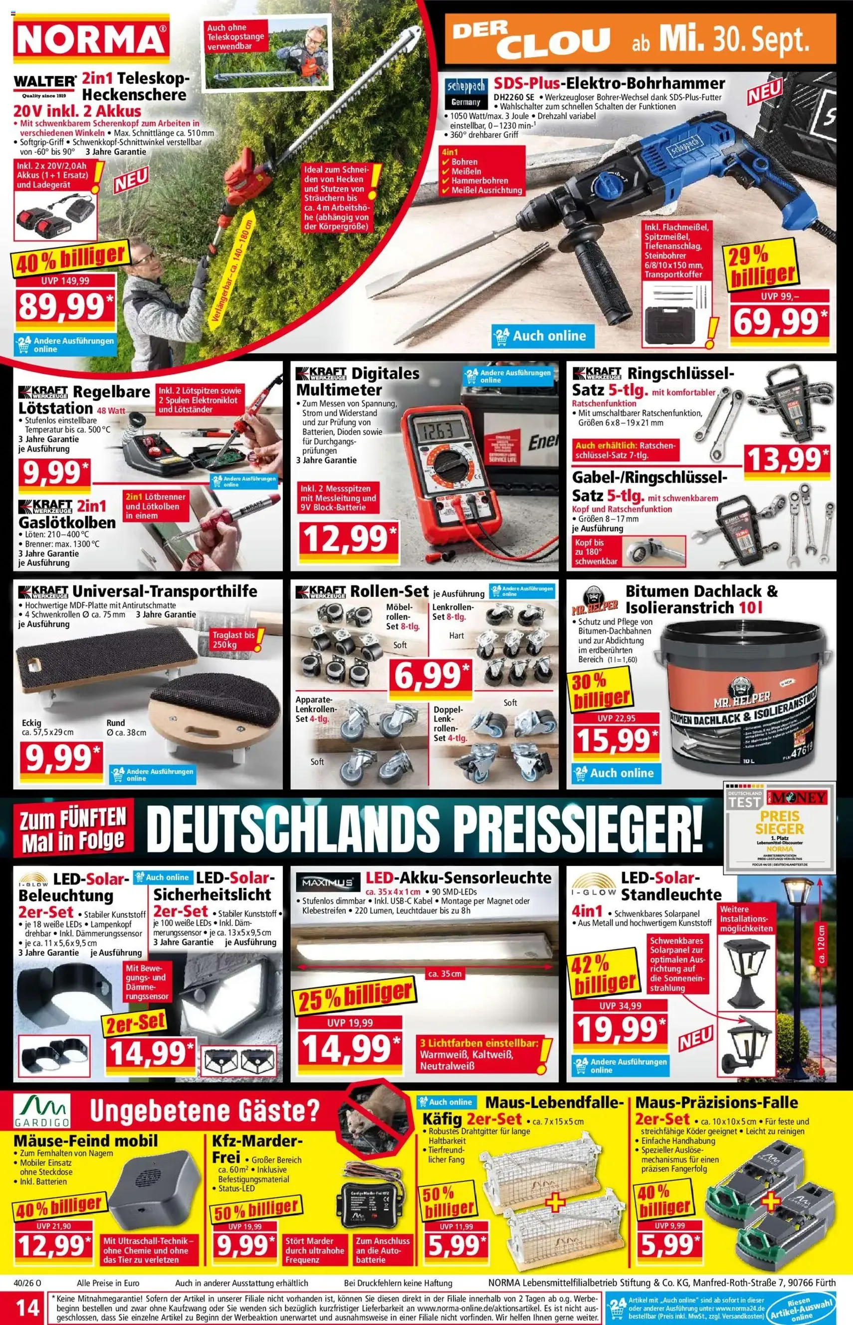 Norma Prospekt - Gültiger Prospekt ab 28.09.2026, Seite 14 von insgesamt 30