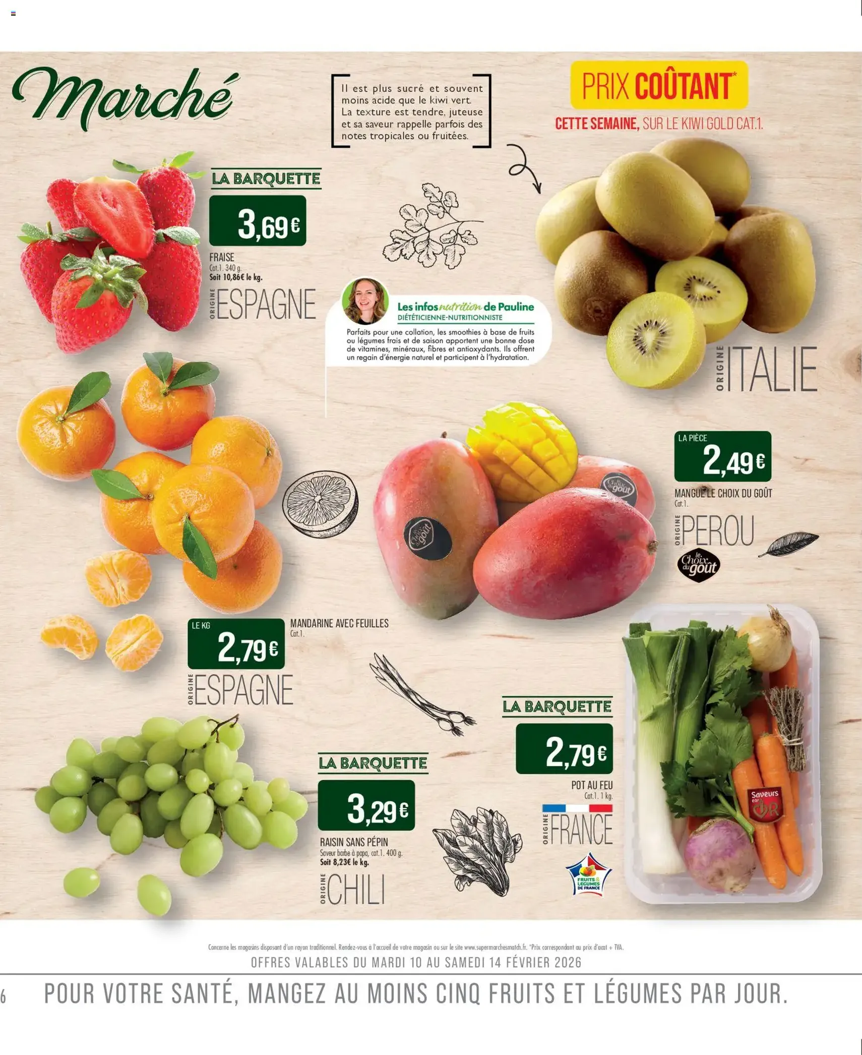 Match Supermarché catalogue - brochure valable à partir du 10/02/2026, page 6 sur 22