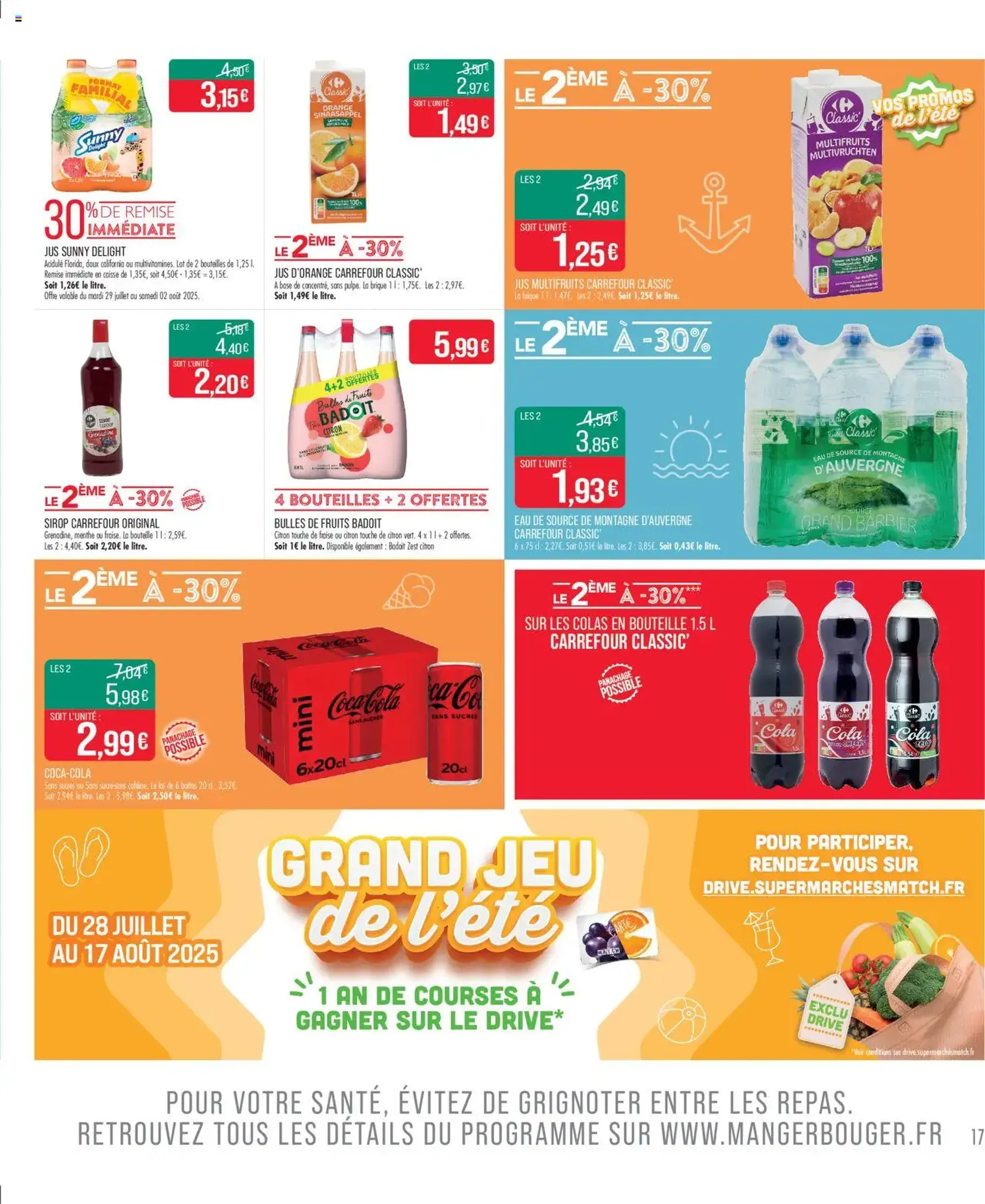 Match Supermarché catalogue - brochure valable à partir du 29/07/2025, page 17 sur 22 Match Supermarché catalogue - brochure valable à partir du 29/07/2025, page 17 sur 22