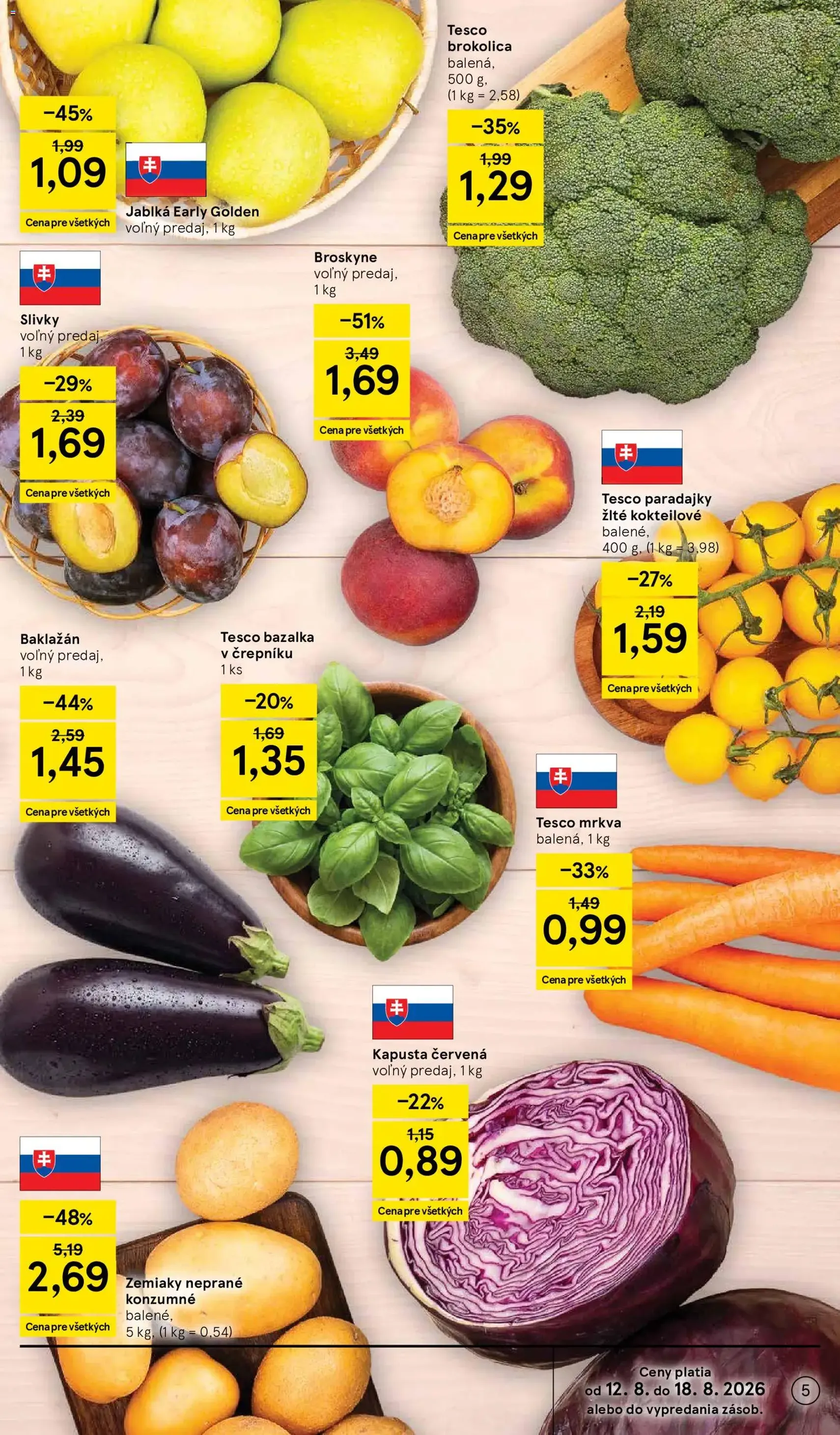 Tesco Hypermarket - leták - platný leták od 12.08.2026 strana 5 z 54