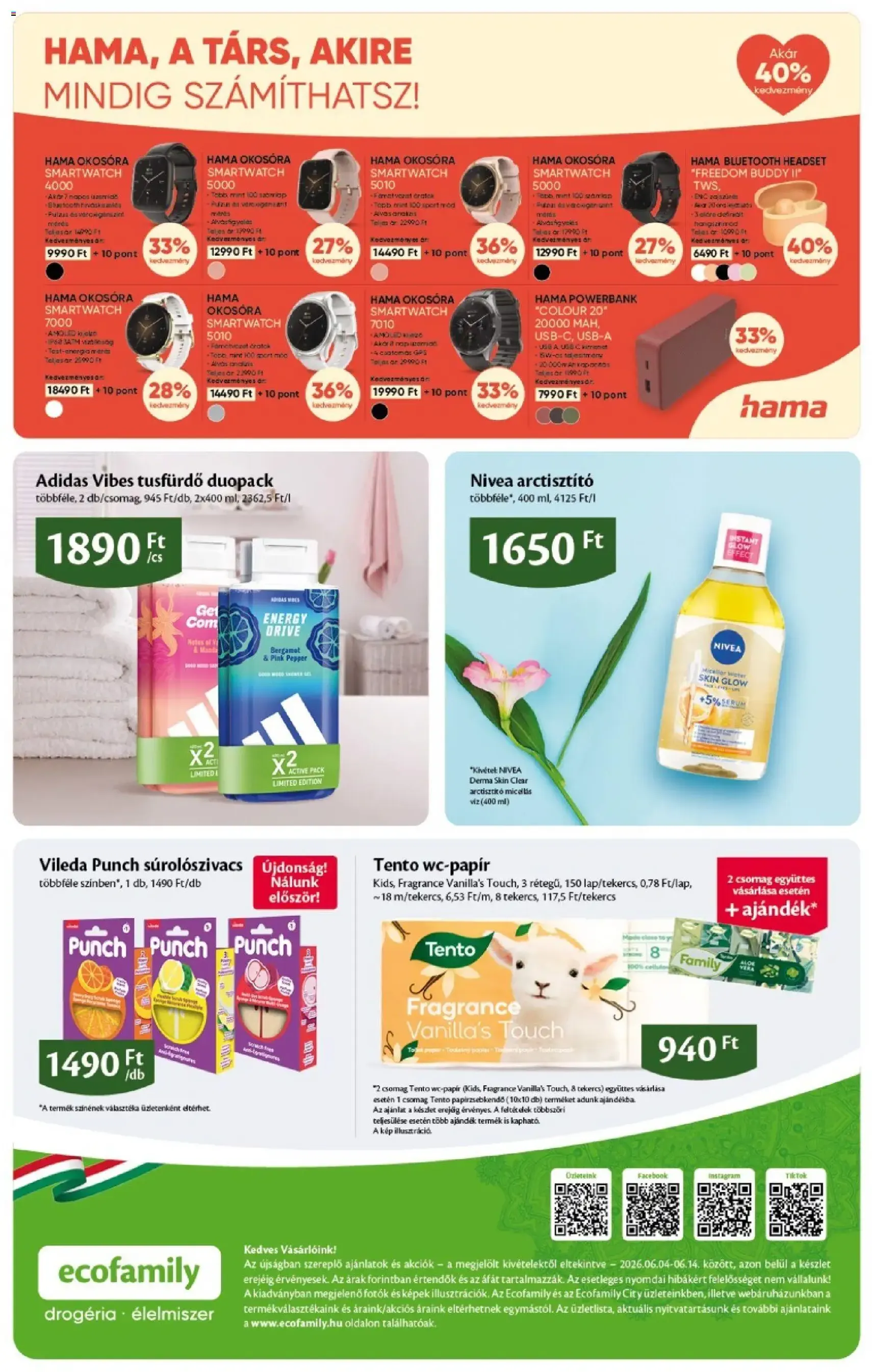 EcoFamily akciós újság - 2026.06.04. érvényes szórólap 16 oldal 16 oldalból