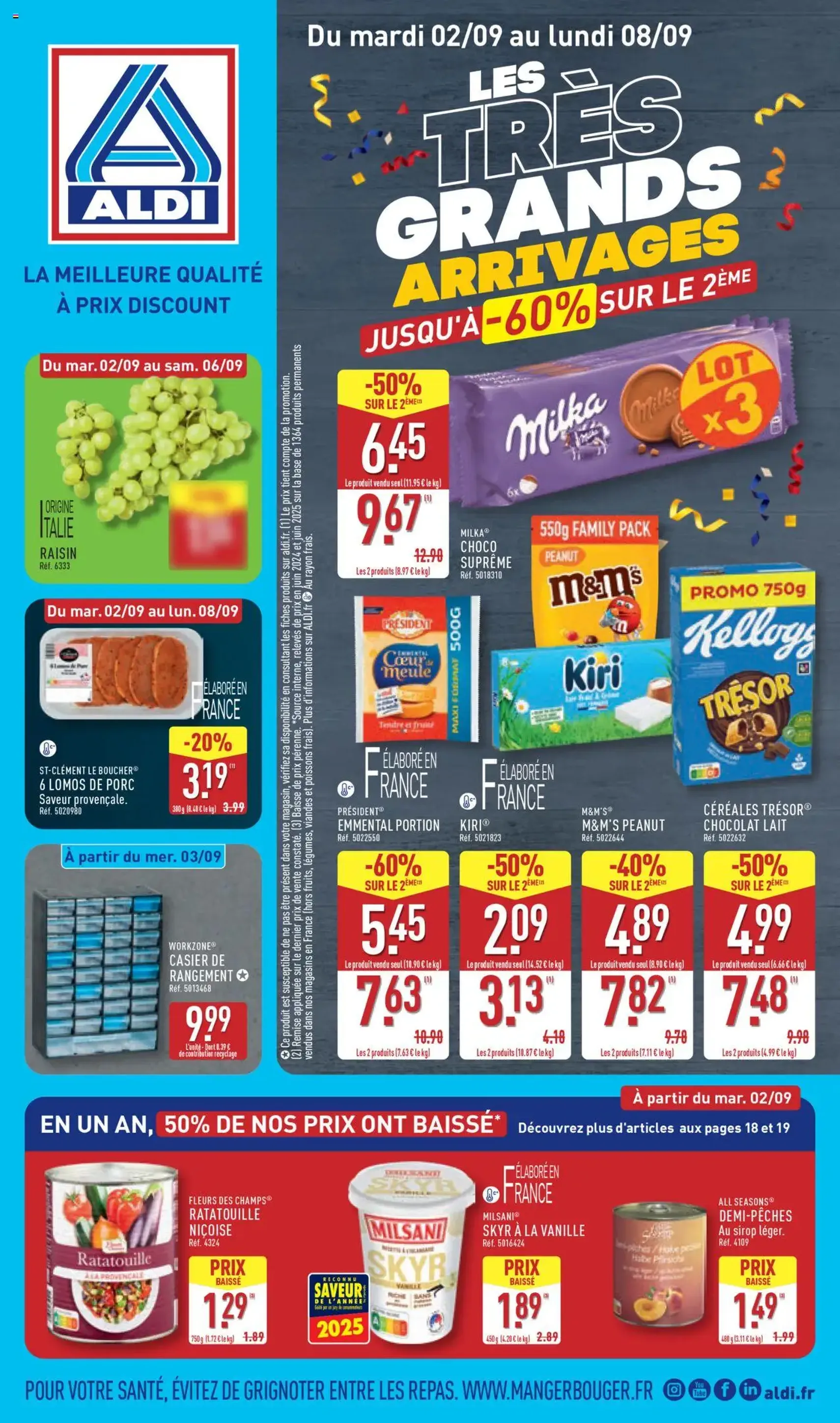 Aldi catalogue semaine 36 - brochure valable à partir du 02/09/2025, page 1 sur 54