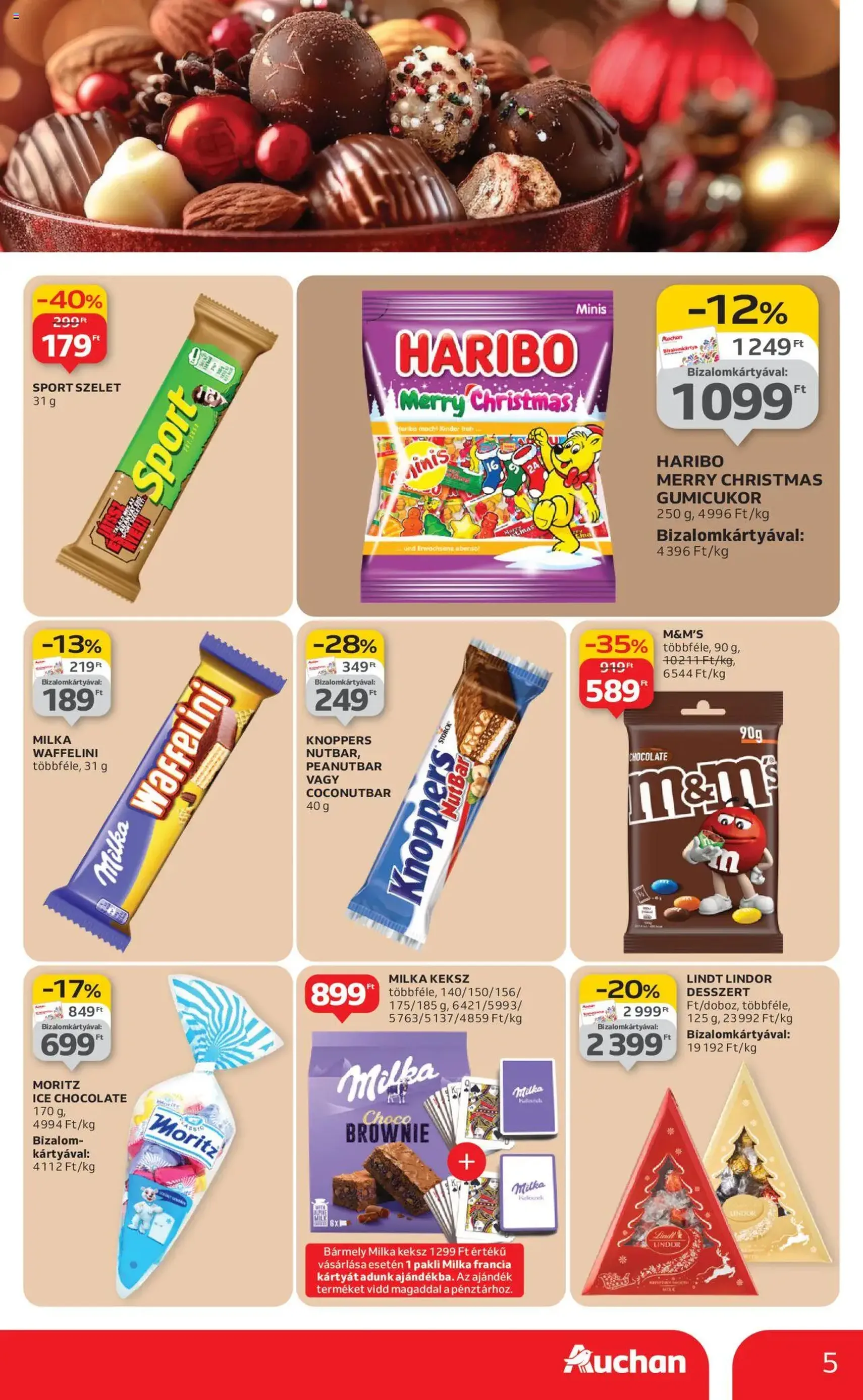 Auchan Akciós újság - 2025.10.24. érvényes szórólap 5 oldal 52 oldalból Auchan Akciós újság - 2025.10.24. érvényes szórólap 5 oldal 52 oldalból