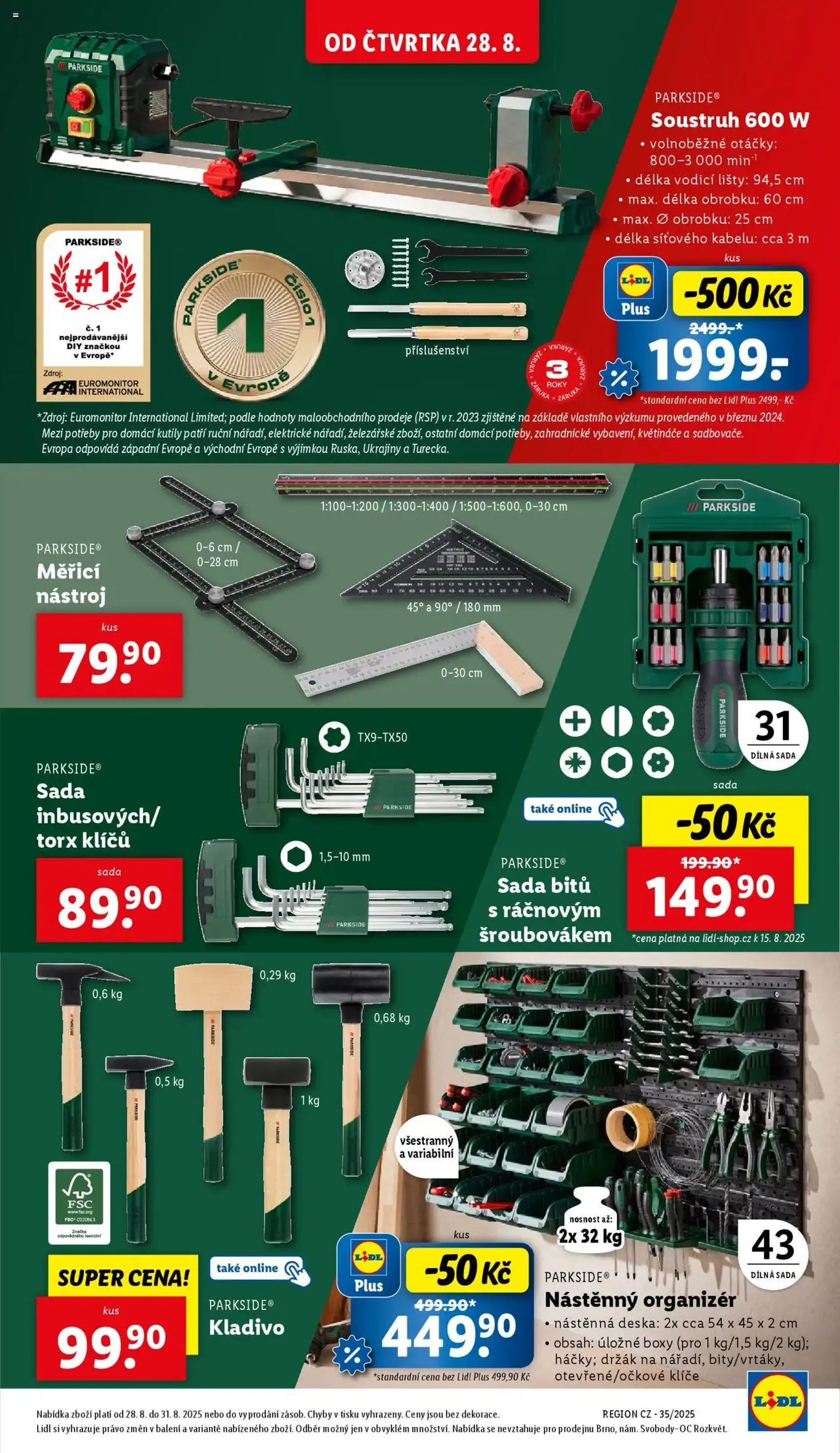 Lidl leták - platný leták od 28.08.2025 strana 43 z 53