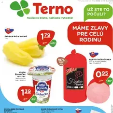 Terno leták - náhľad letáku platný od 07.08.2025
