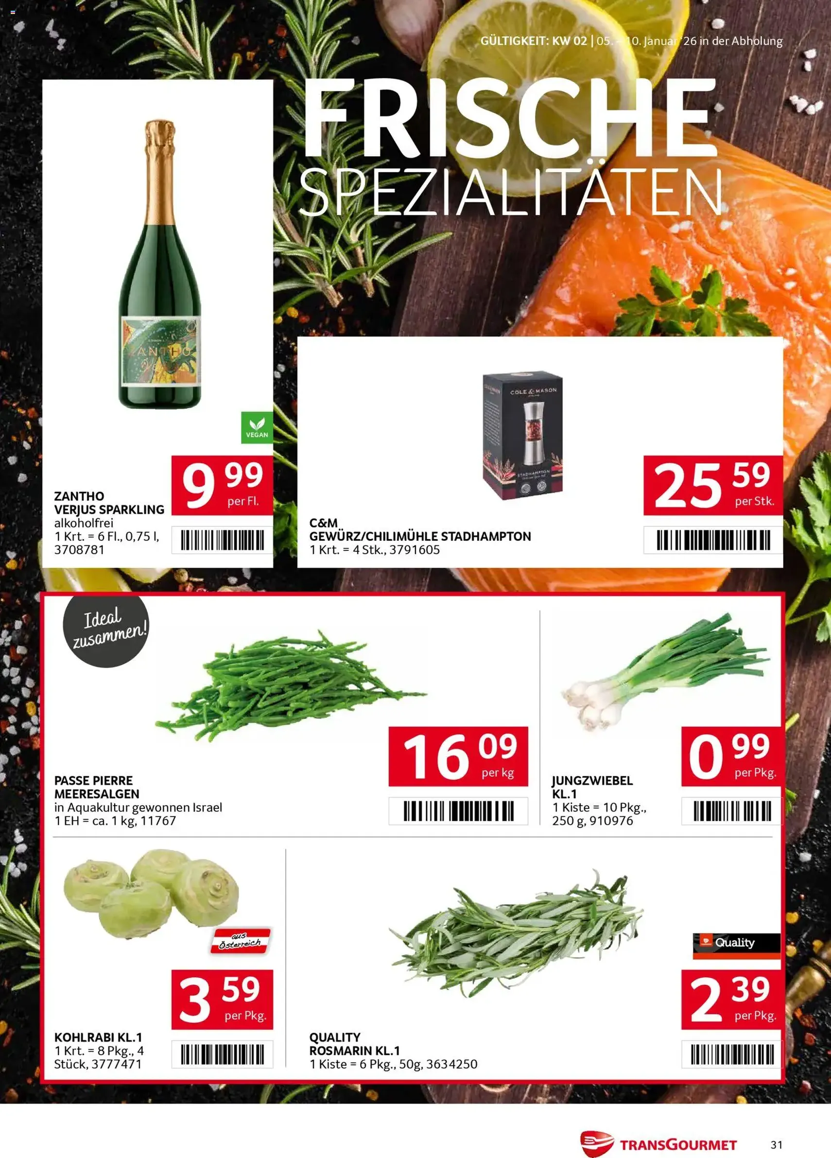 Transgourmet Flugblatt - Gültiger Prospekt ab 05.01.2026, Seite 30 von insgesamt 35