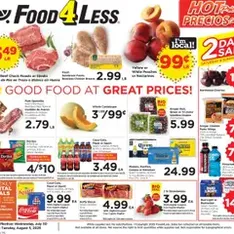 Food 4 Less Weekly Ad - Flyer preview valid from 07/30/2025