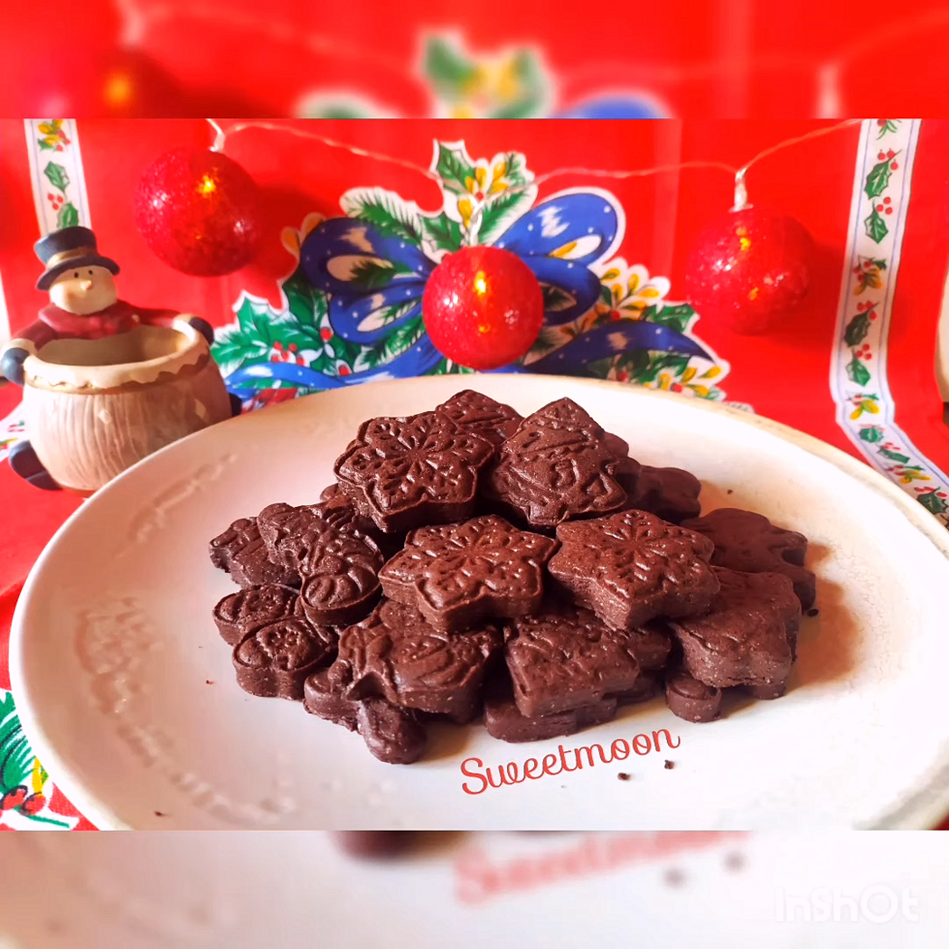 Biscotti di Natale al cacao