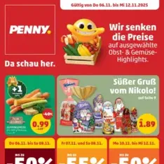 Penny Markt Flugblatt - Prospekt Vorschau gültig ab 06.11.2025