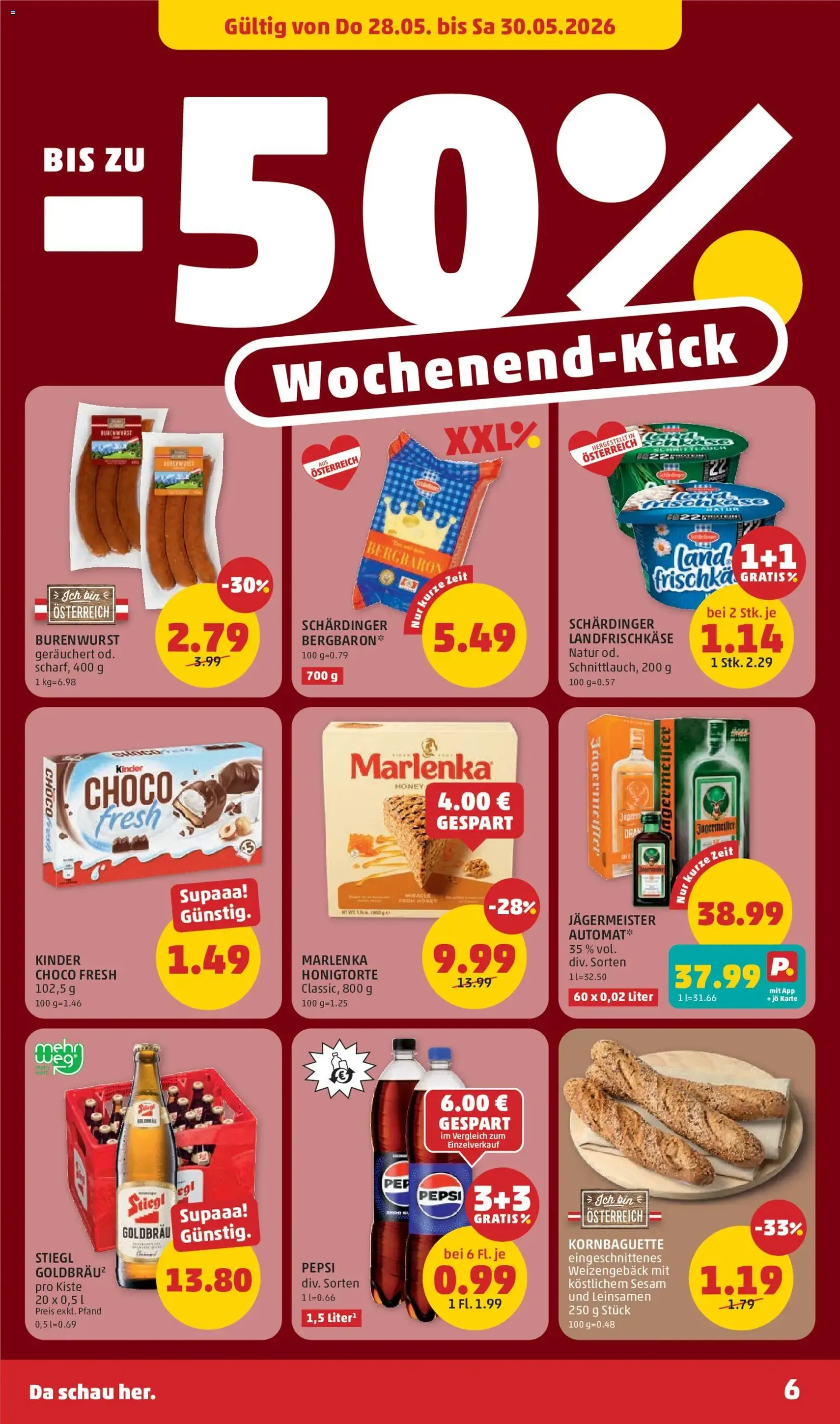 Penny Markt Flugblatt - Gültiger Prospekt ab 28.05.2026, Seite 6 von insgesamt 32