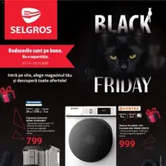 Selgros Black Friday - previzualizare cataloage valabilă începând cu 31.10.2025