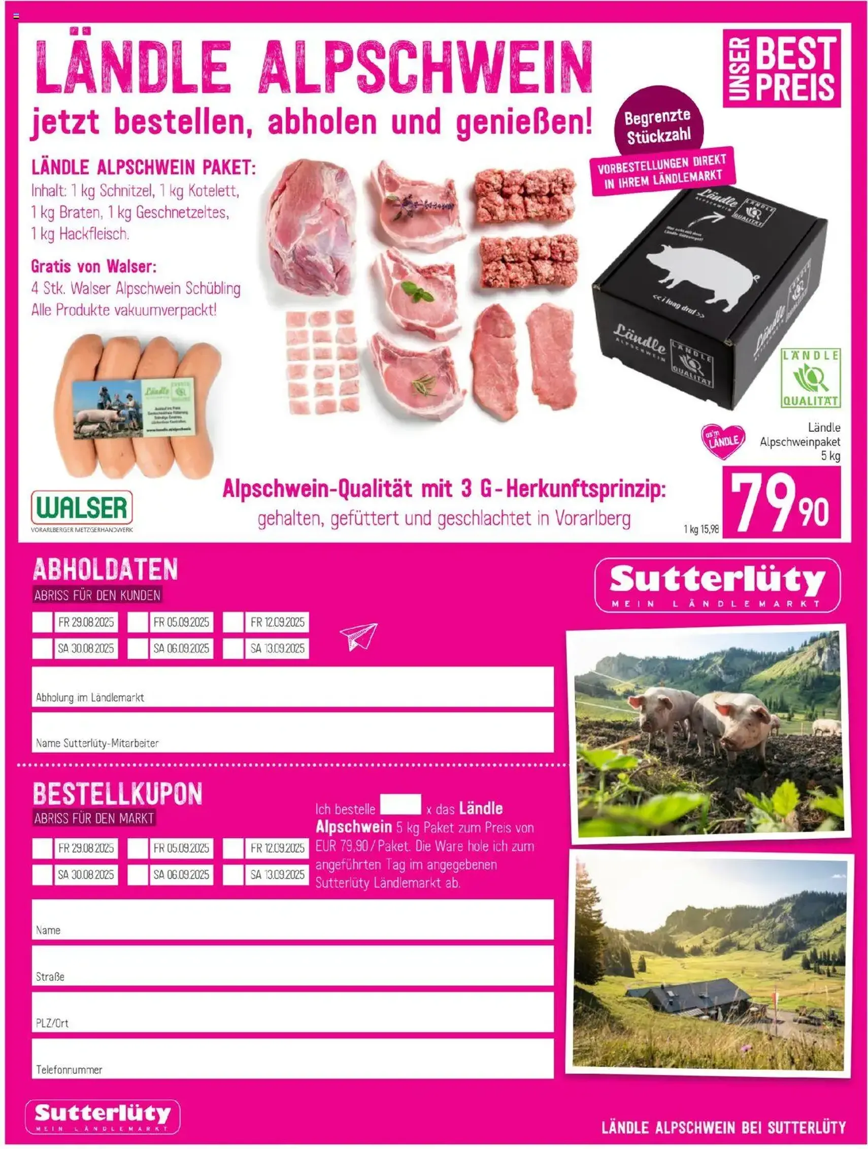 Sutterlüty Flugblatt - Gültiger Prospekt ab 31.07.2025, Seite 8 von insgesamt 24 Sutterlüty Flugblatt - Gültiger Prospekt ab 31.07.2025, Seite 8 von insgesamt 24