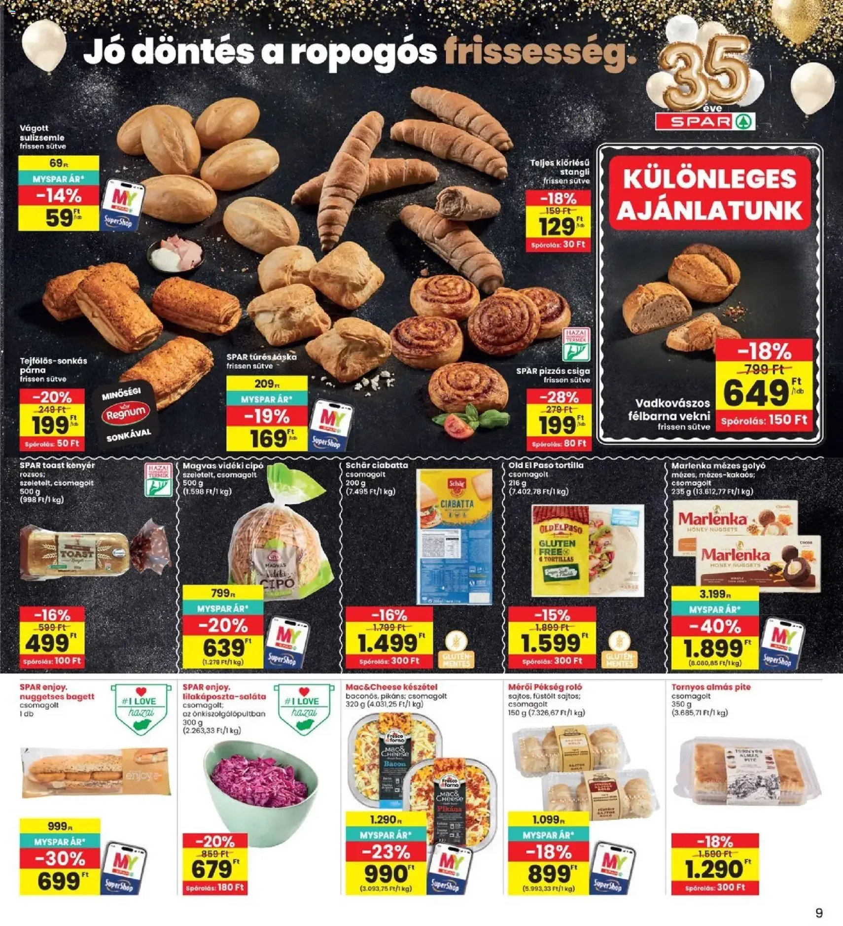 Interspar akciós újság - 2026.05.14. érvényes szórólap 9 oldal 19 oldalból