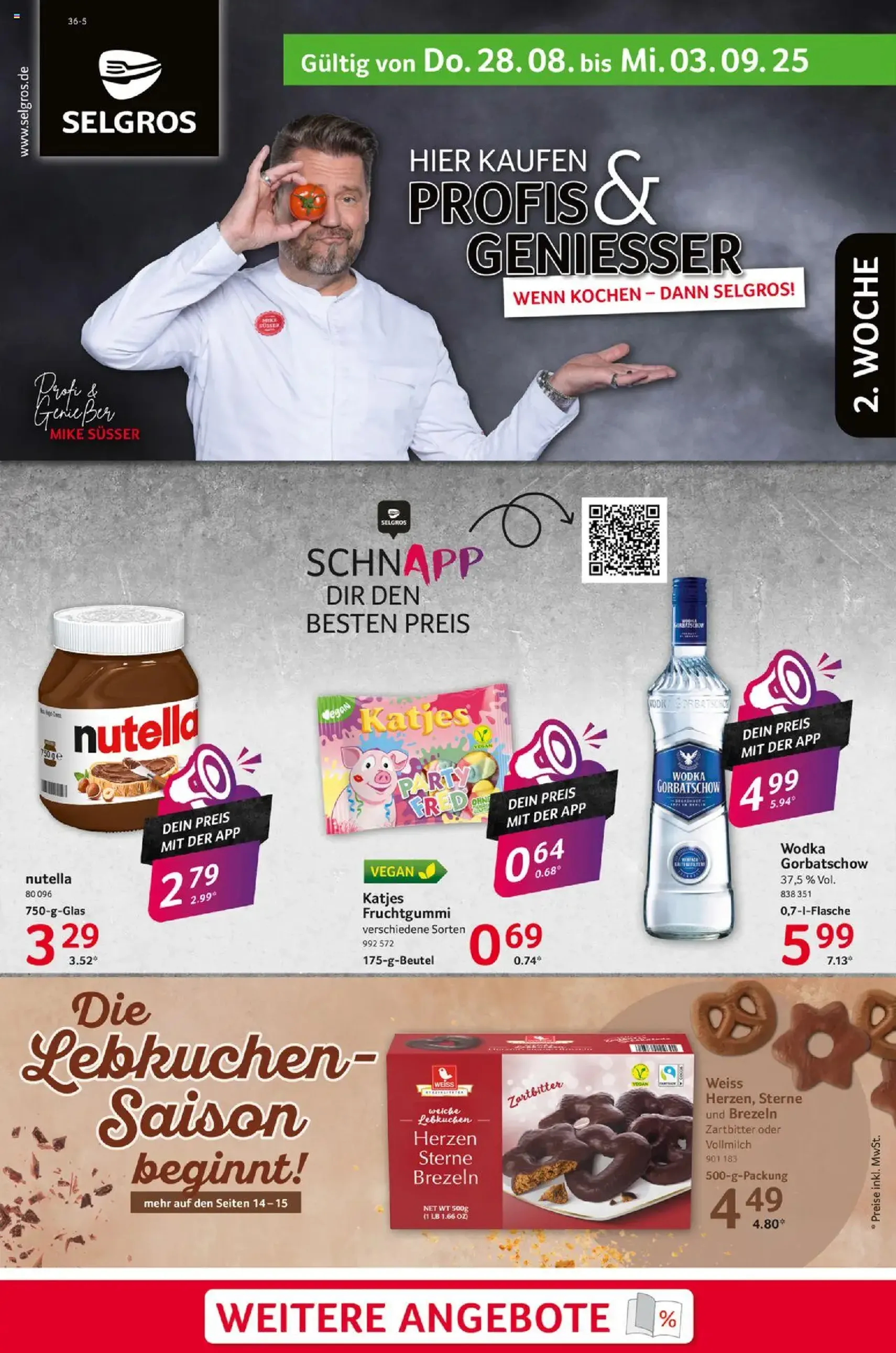 Selgros Prospekt - Gültiger Prospekt ab 28.08.2025, Seite 1 von insgesamt 24 Selgros Prospekt - Gültiger Prospekt ab 28.08.2025, Seite 1 von insgesamt 24
