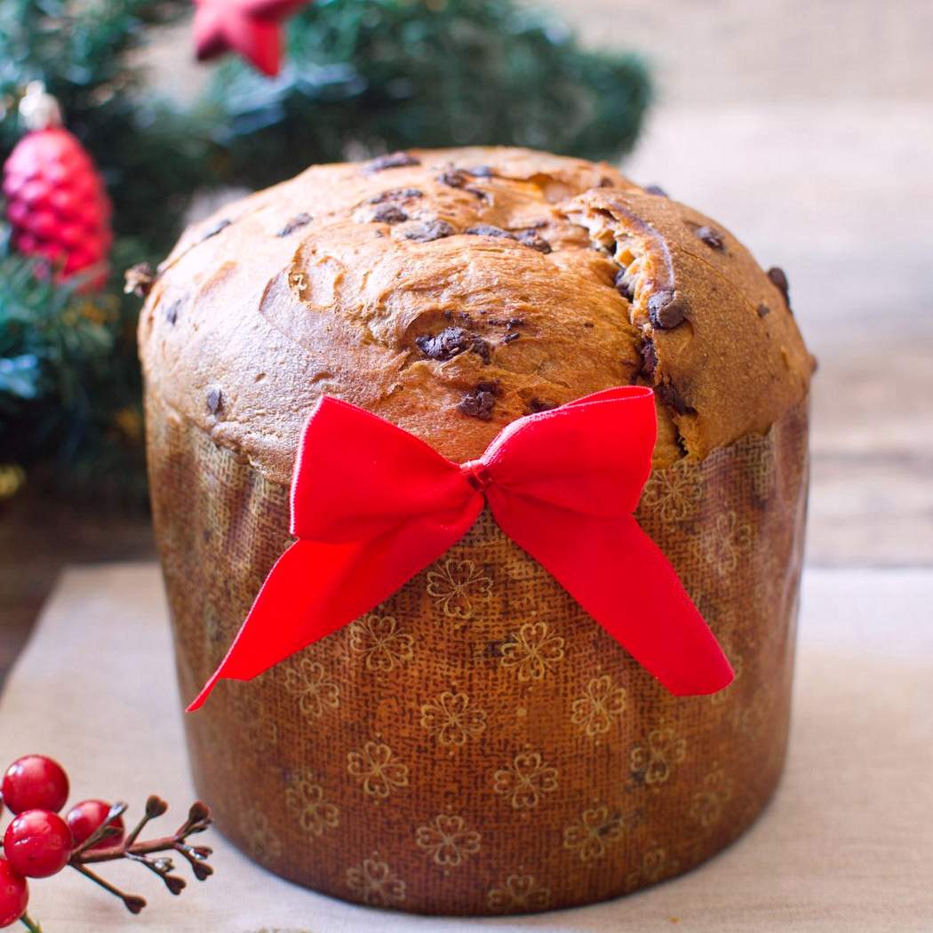 Torta di Natale al panettone e cioccolato