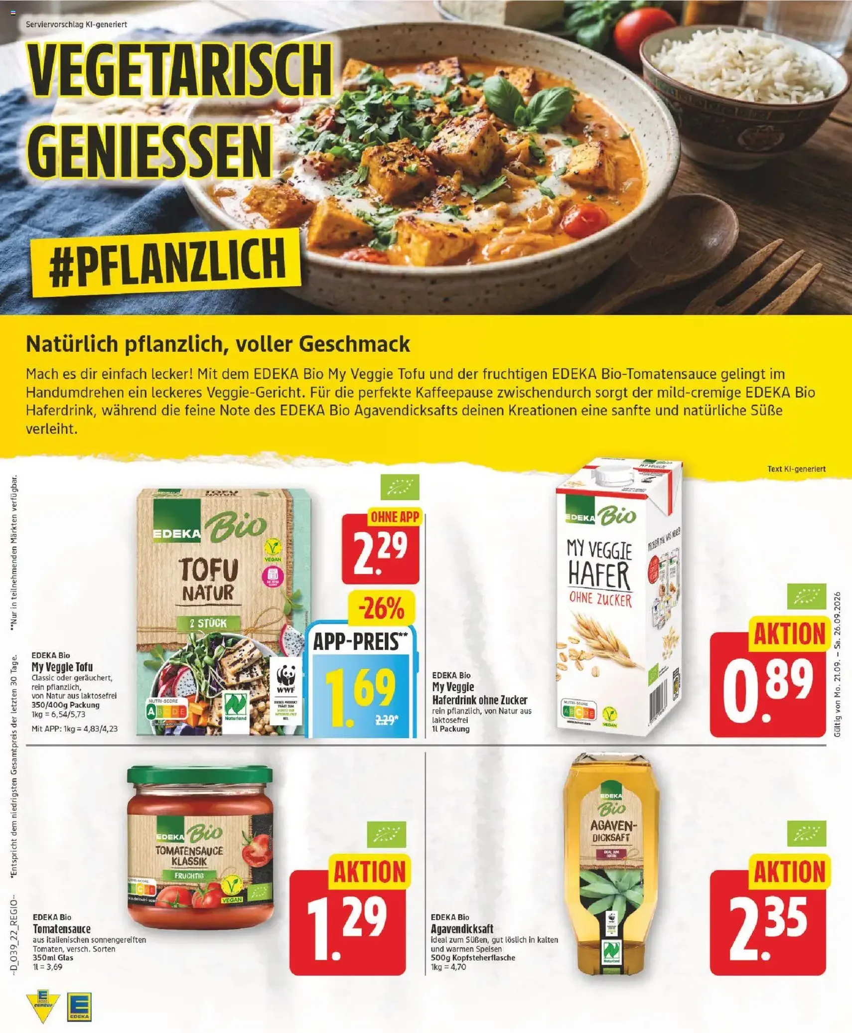 Edeka Prospekt - Gültiger Prospekt ab 21.09.2026, Seite 22 von insgesamt 29