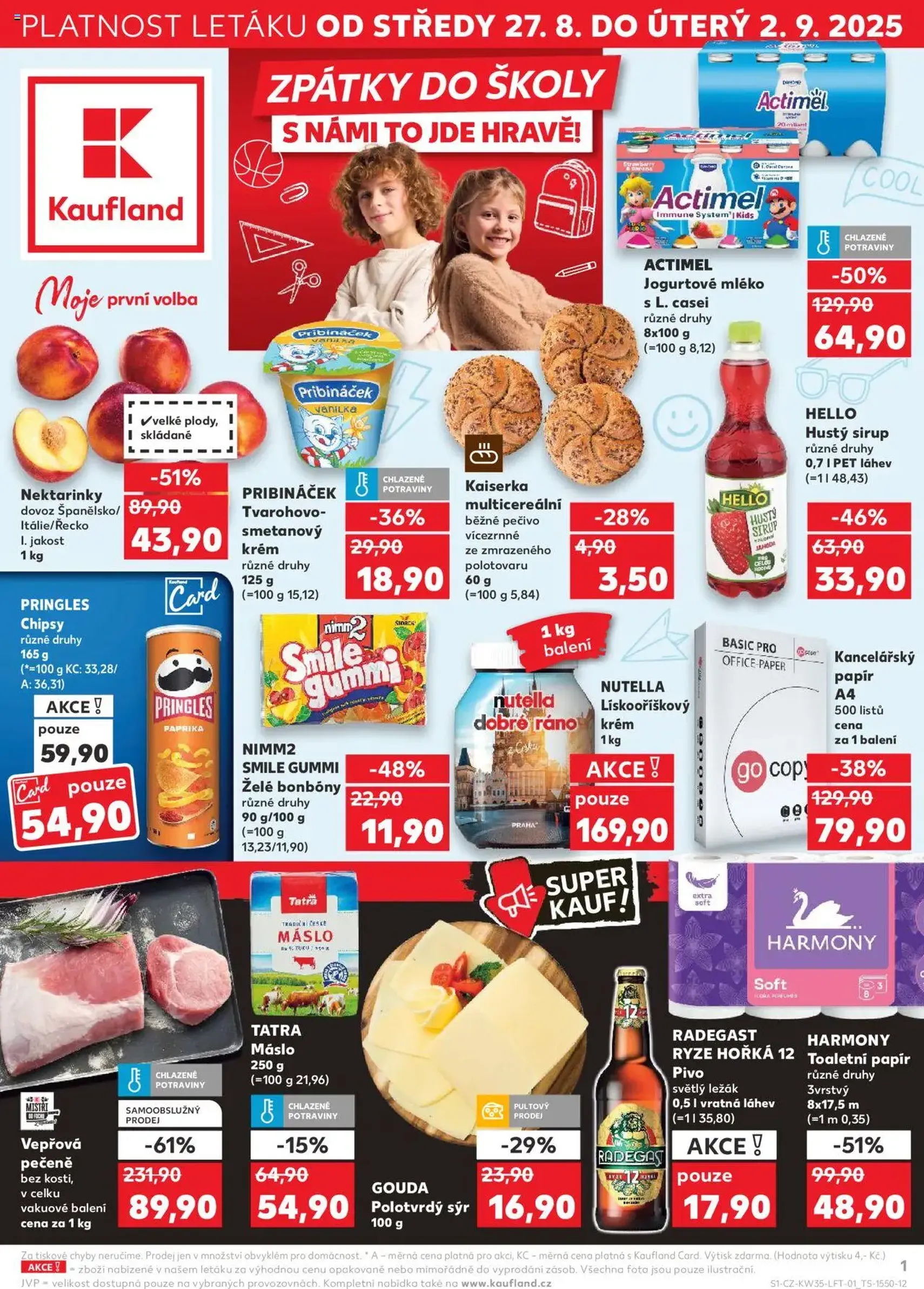 Kaufland leták - platný leták od 27.08.2025 strana 1 z 90 Kaufland leták - platný leták od 27.08.2025 strana 1 z 90