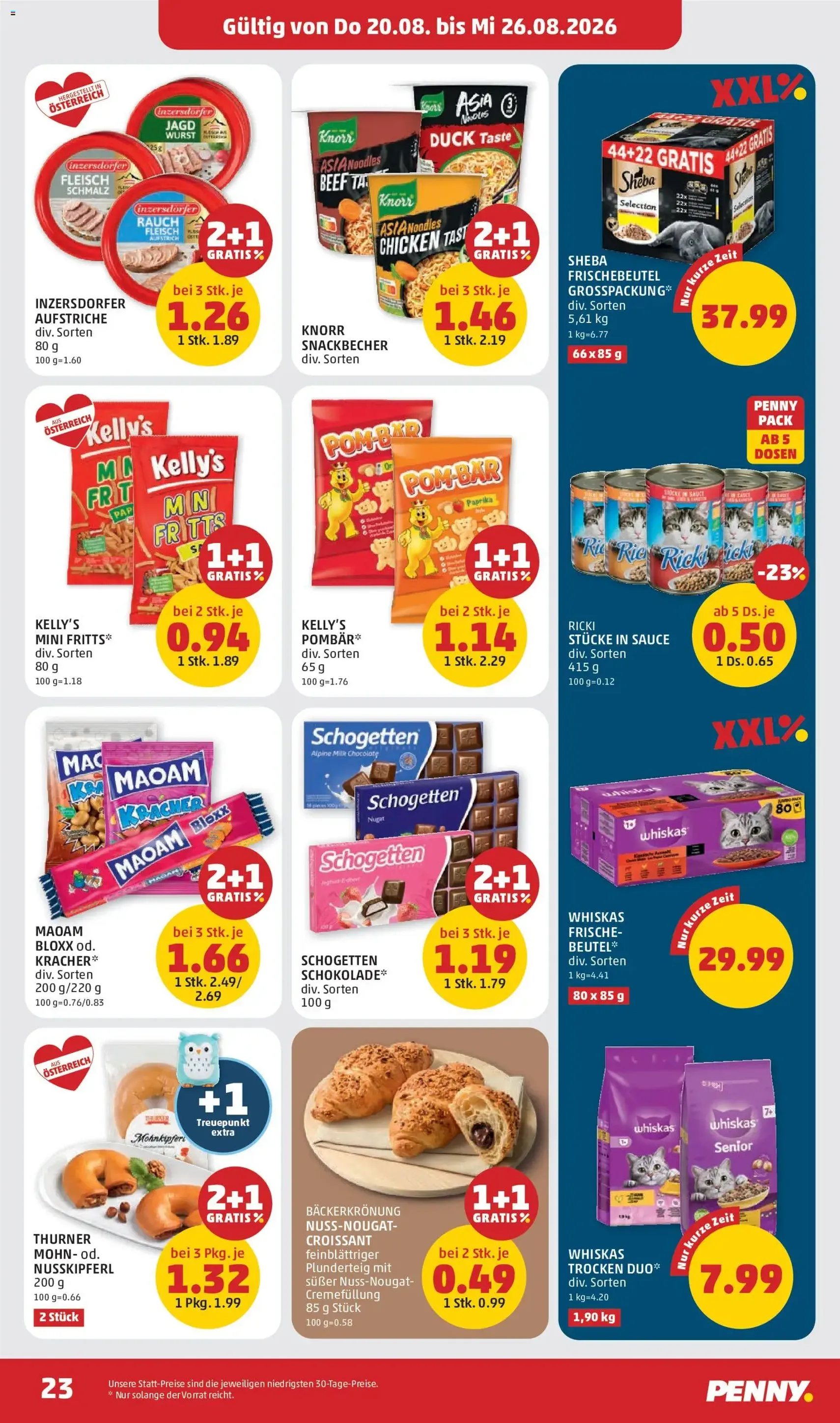 Penny Markt Flugblatt - Gültiger Prospekt ab 20.08.2026, Seite 23 von insgesamt 28