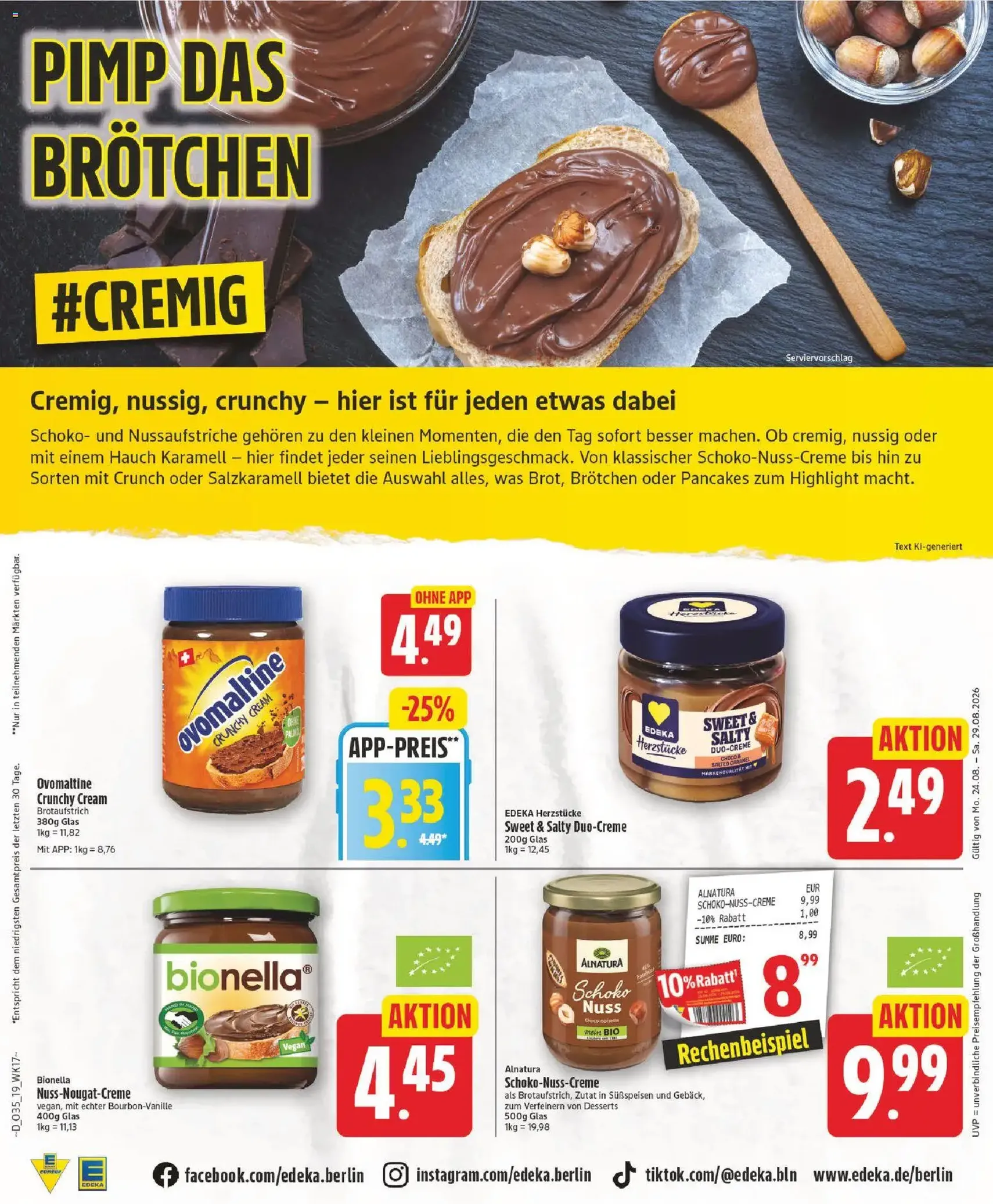 Edeka Prospekt - Gültiger Prospekt ab 24.08.2026, Seite 21 von insgesamt 29