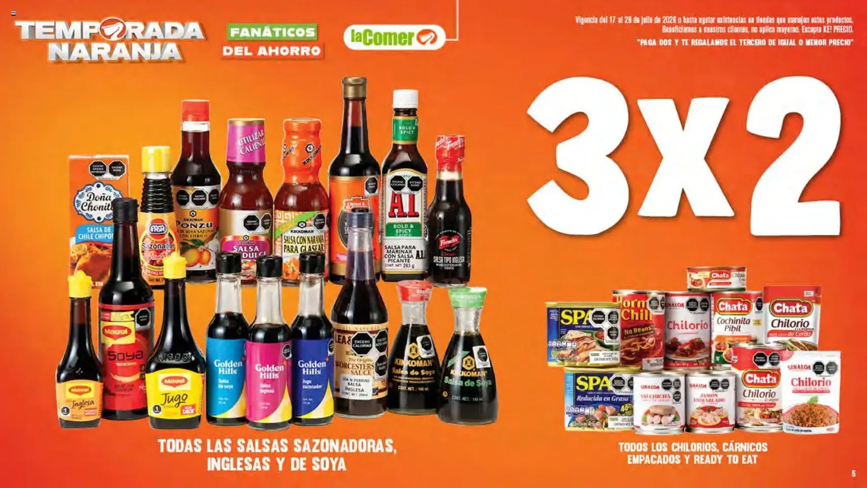 La Comer folleto - folleto válido desde 17/07/2026 página 5 de 40