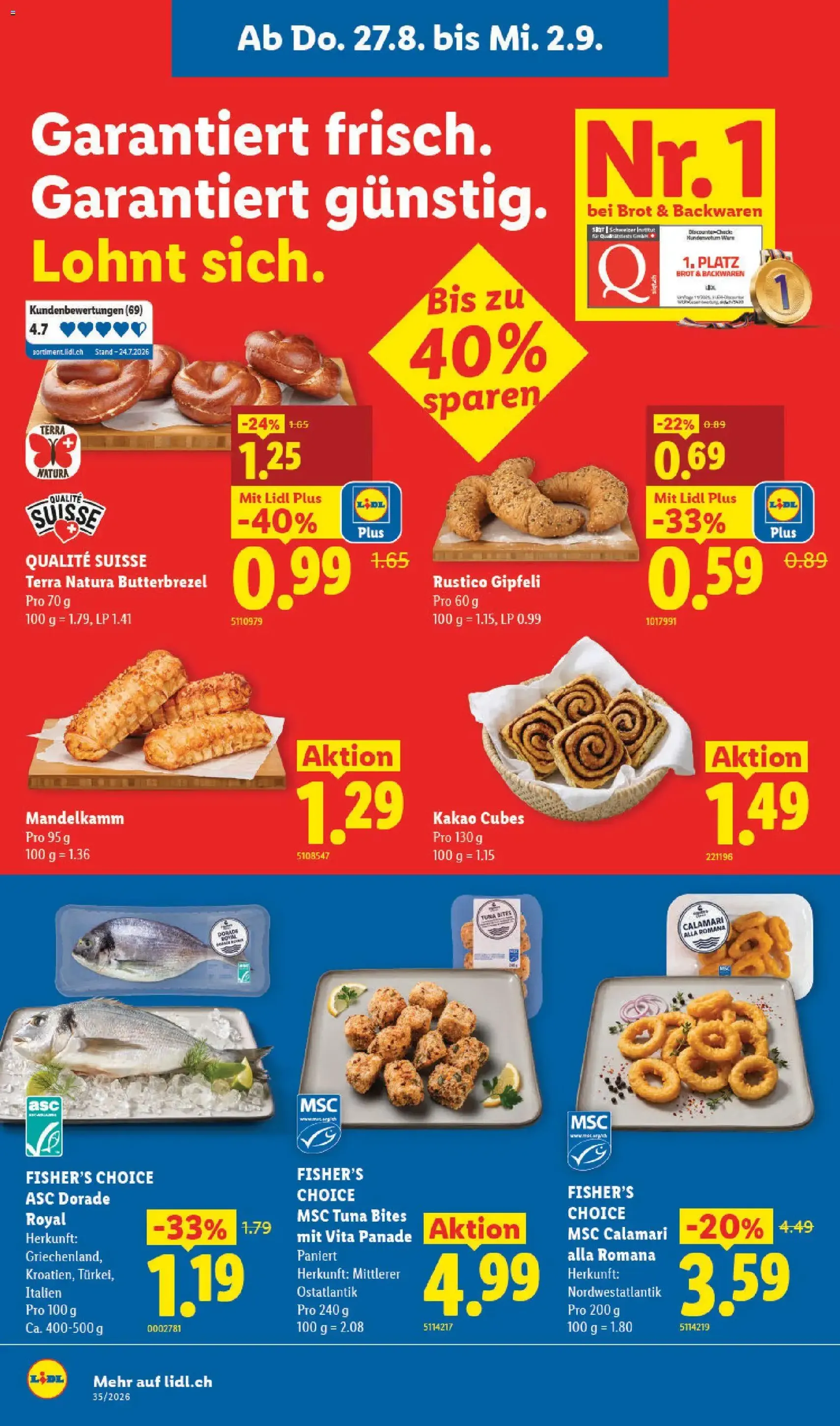 Lidl aktionen - Gültiger Prospekt ab 27.08.2026, Seite 10 von insgesamt 37