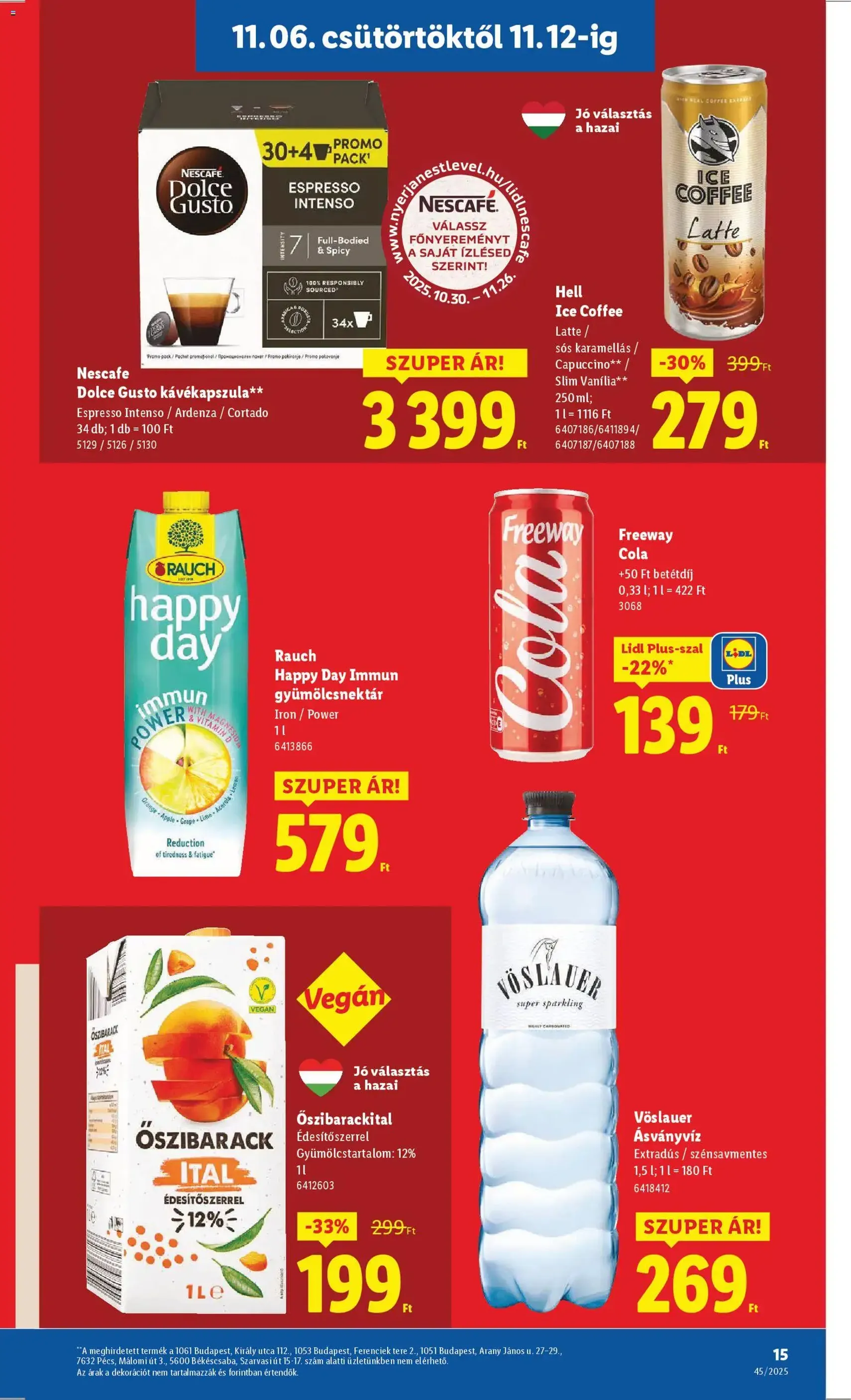 Lidl Akciós újság - 2025.11.06. érvényes szórólap 15 oldal 52 oldalból