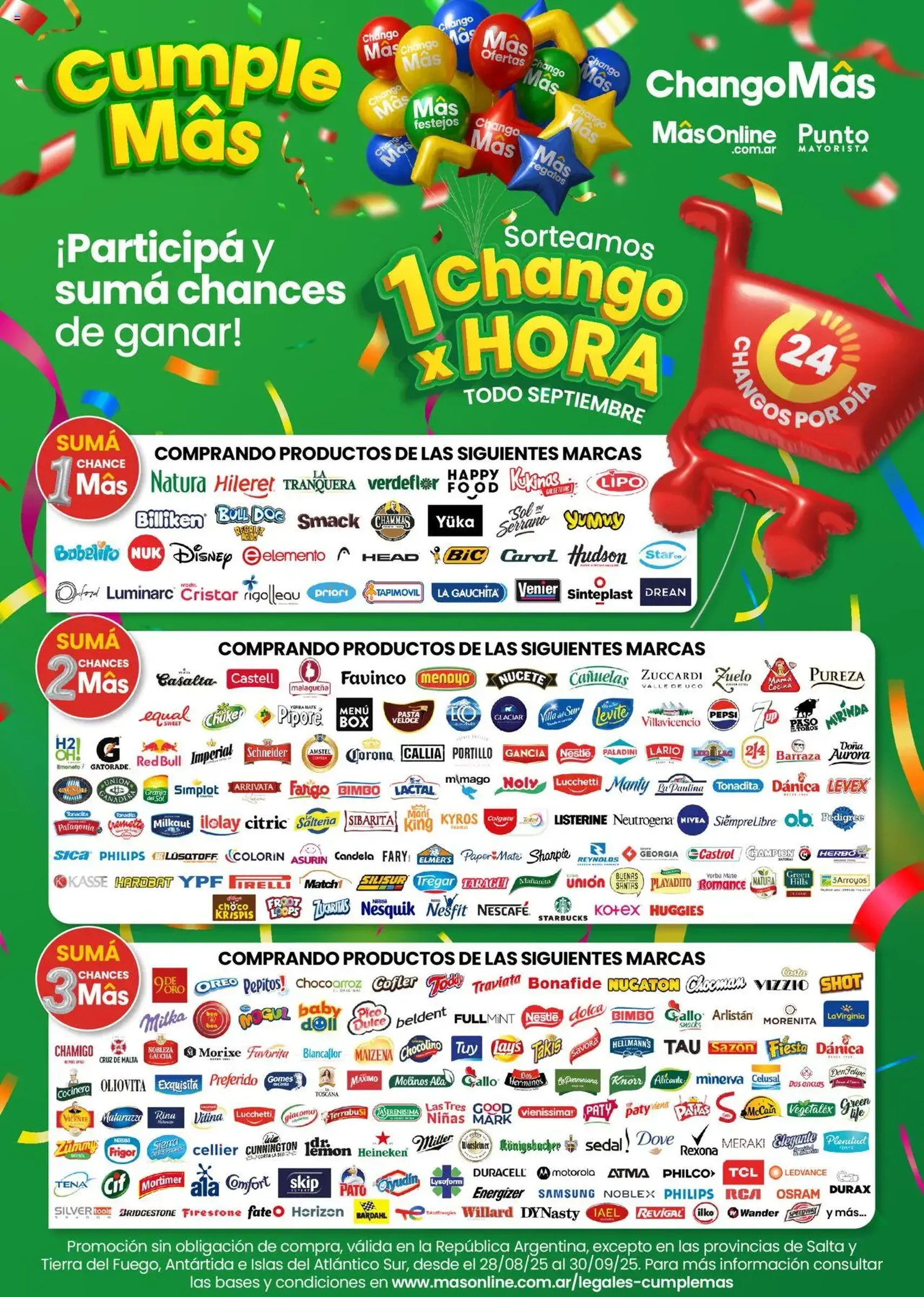 Changomas ofertas - folleto válido desde 18/09/2025 página 15 de 16