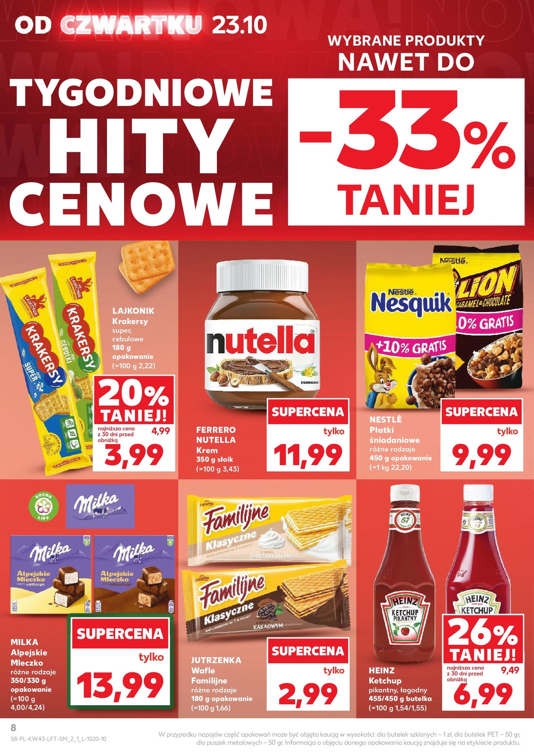Kaufland gazetka - ważny gazetka od 23.10.2025 strona 8 z 67 Kaufland gazetka - ważny gazetka od 23.10.2025 strona 8 z 67