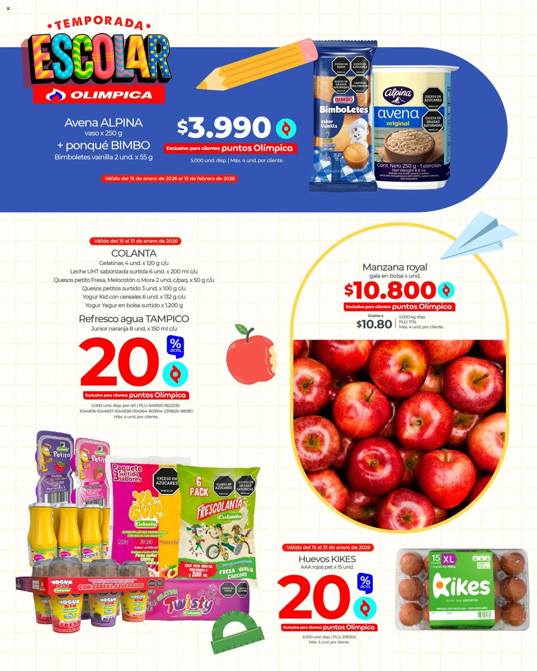 Olímpica - Temporada escolar - folleto válido desde 10/01/2026 página 30 de 37