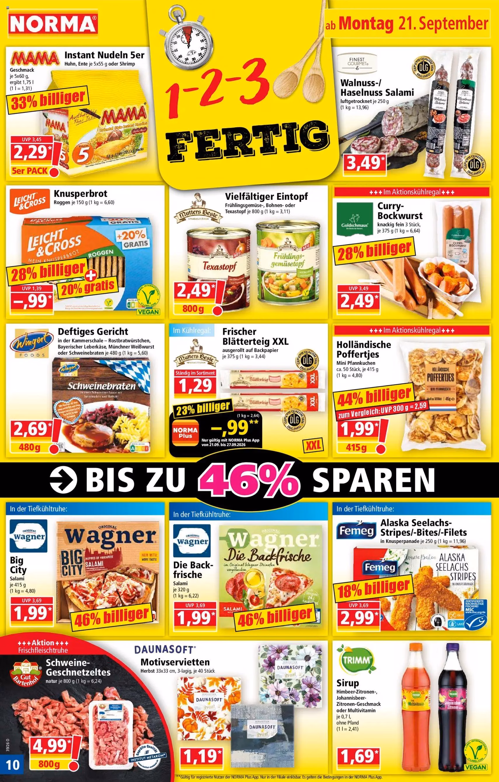 Norma Prospekt - Gültiger Prospekt ab 21.09.2026, Seite 10 von insgesamt 28