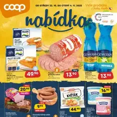 Coop leták - Západočeský region - náhled letáku platný od 22.10.2025