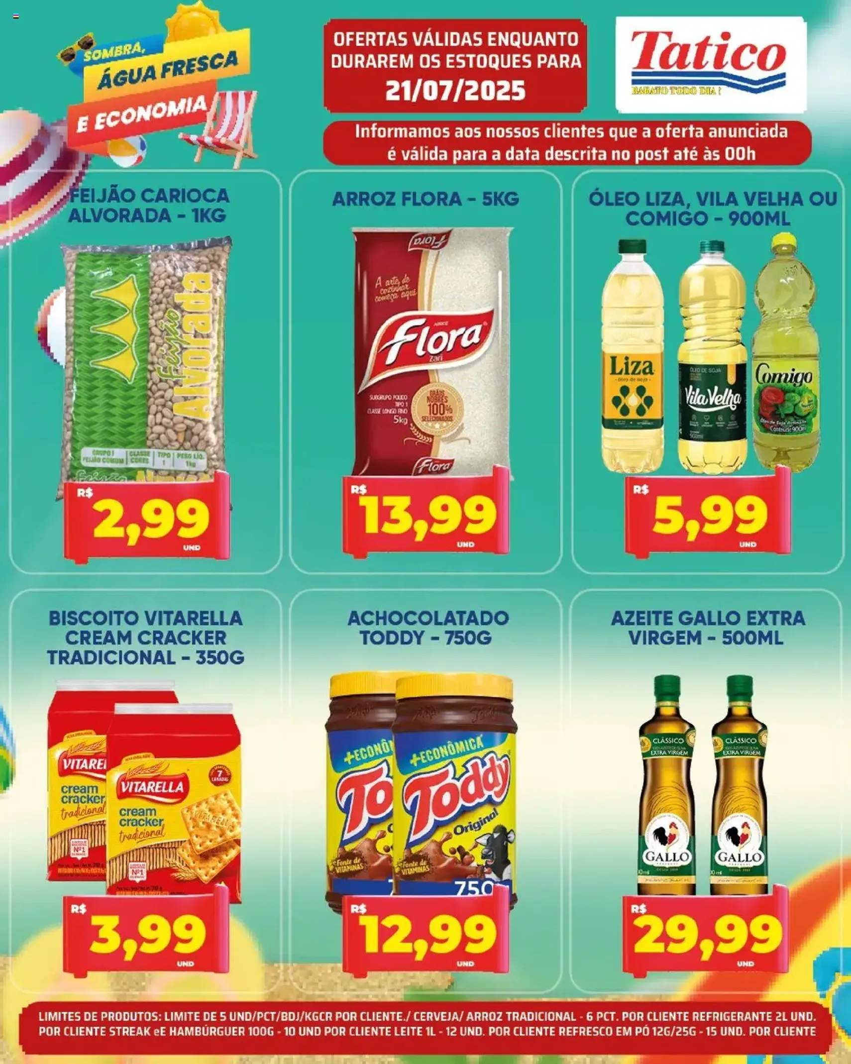 Tatico - Ofertas do Dia - folheto válido a partir de 21/07/2025 página 2 de 20 Tatico - Ofertas do Dia - folheto válido a partir de 21/07/2025 página 2 de 20