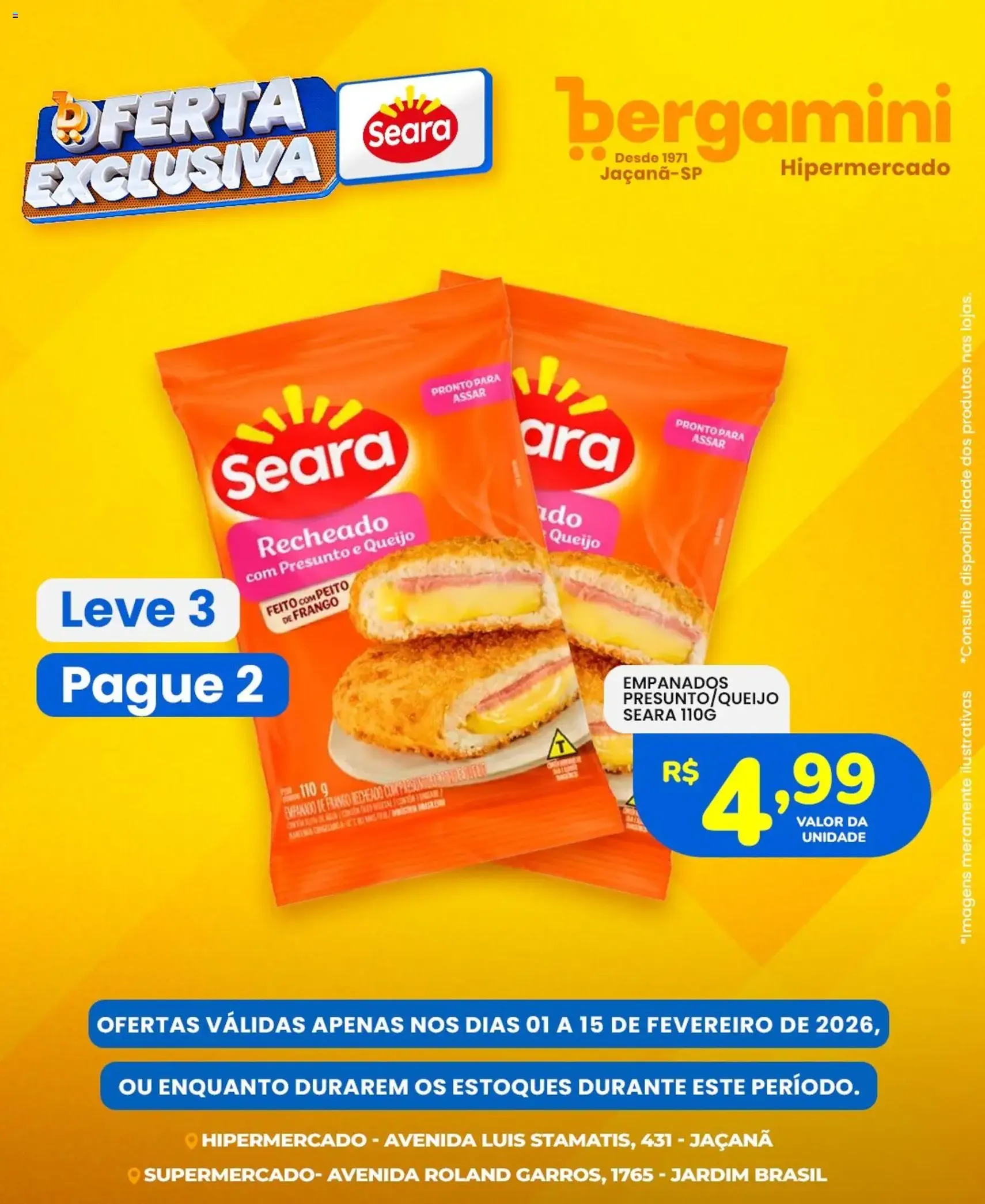 Supermercado Bergamini - Ofertas Seara - folheto válido a partir de 01/02/2026 página 3 de 4