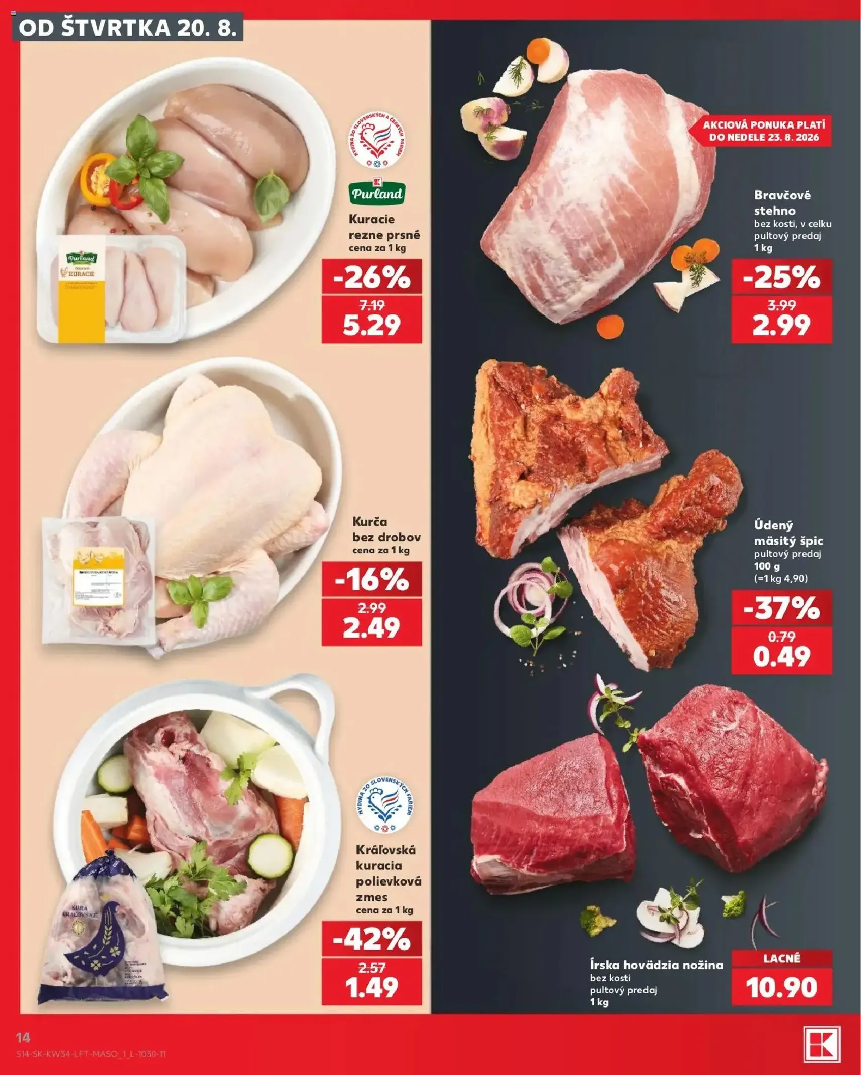 Kaufland leták - platný leták od 20.08.2026 strana 14 z 76