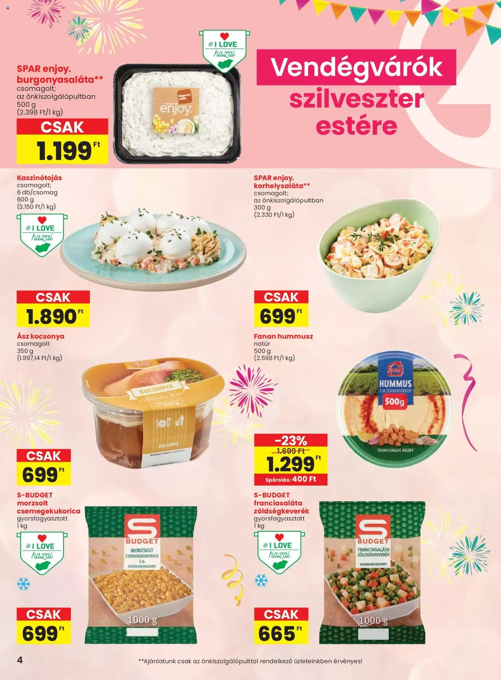 Spar Akciós újság - 2025.12.23. érvényes szórólap 4 oldal 16 oldalból