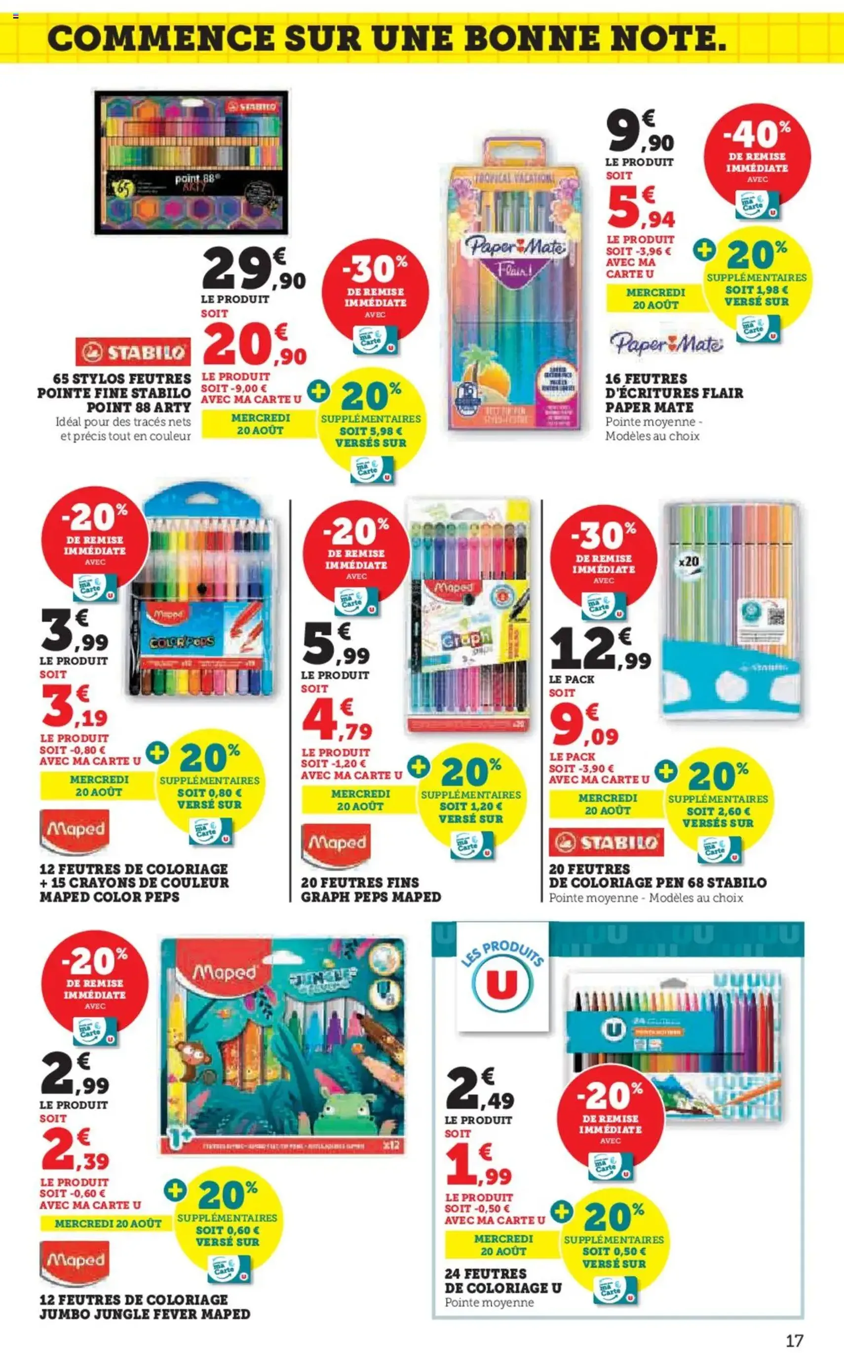 Hyper U catalogue - brochure valable à partir du 12/08/2025, page 17 sur 96 Hyper U catalogue - brochure valable à partir du 12/08/2025, page 17 sur 96