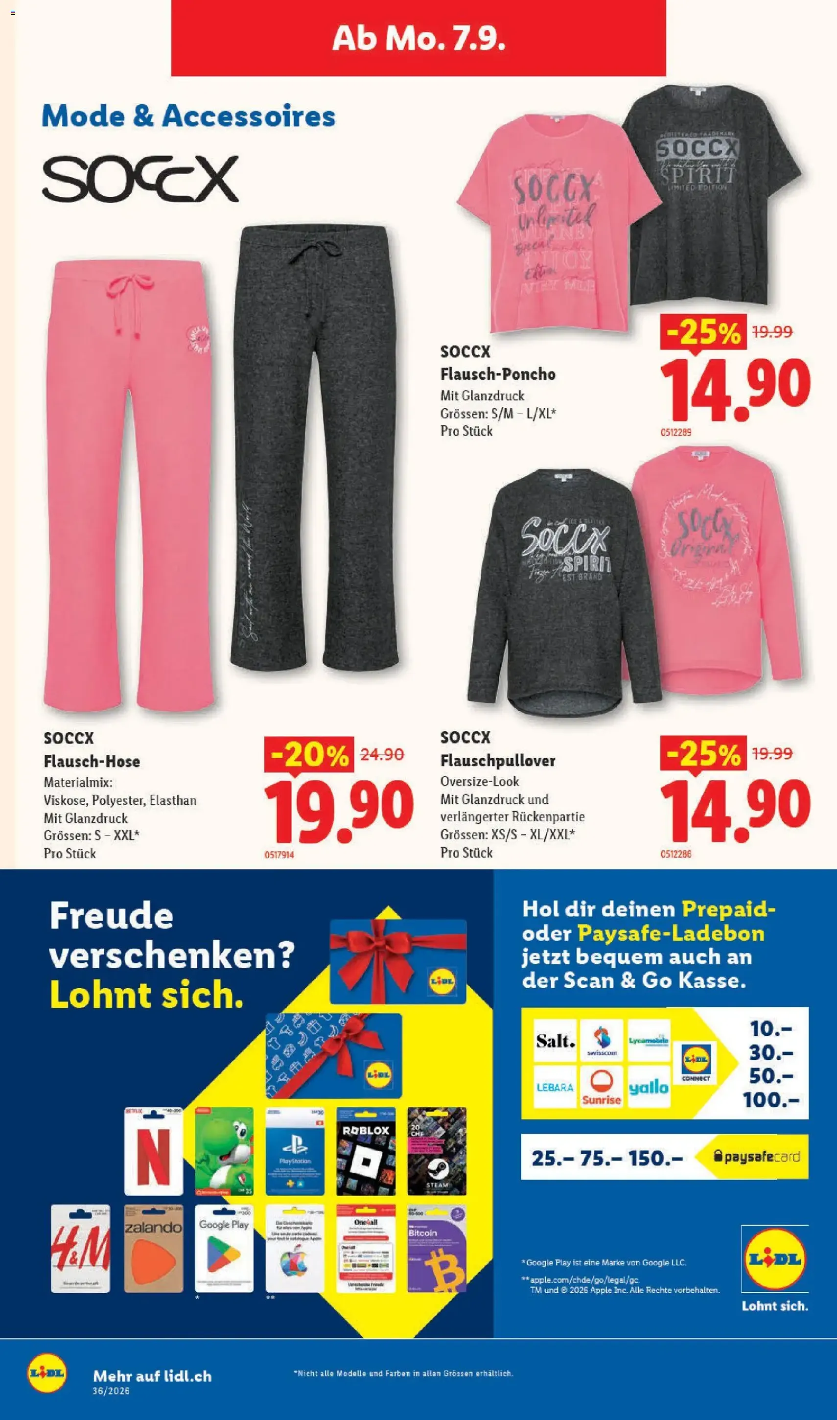 Lidl aktionen - Gültiger Prospekt ab 03.09.2026, Seite 30 von insgesamt 41