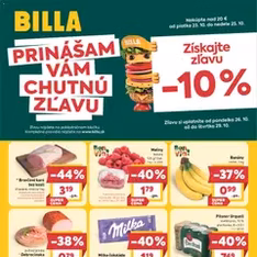 Billa leták - náhľad letáku platný od 21.10.2026