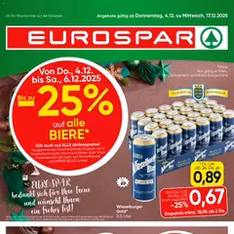 Eurospar Flugblatt - Prospekt Vorschau gültig ab 04.12.2025