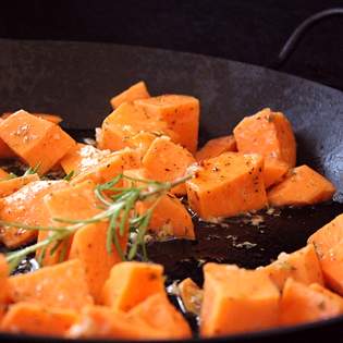 Voorvertoning van recept Gebakken zoete aardappelen