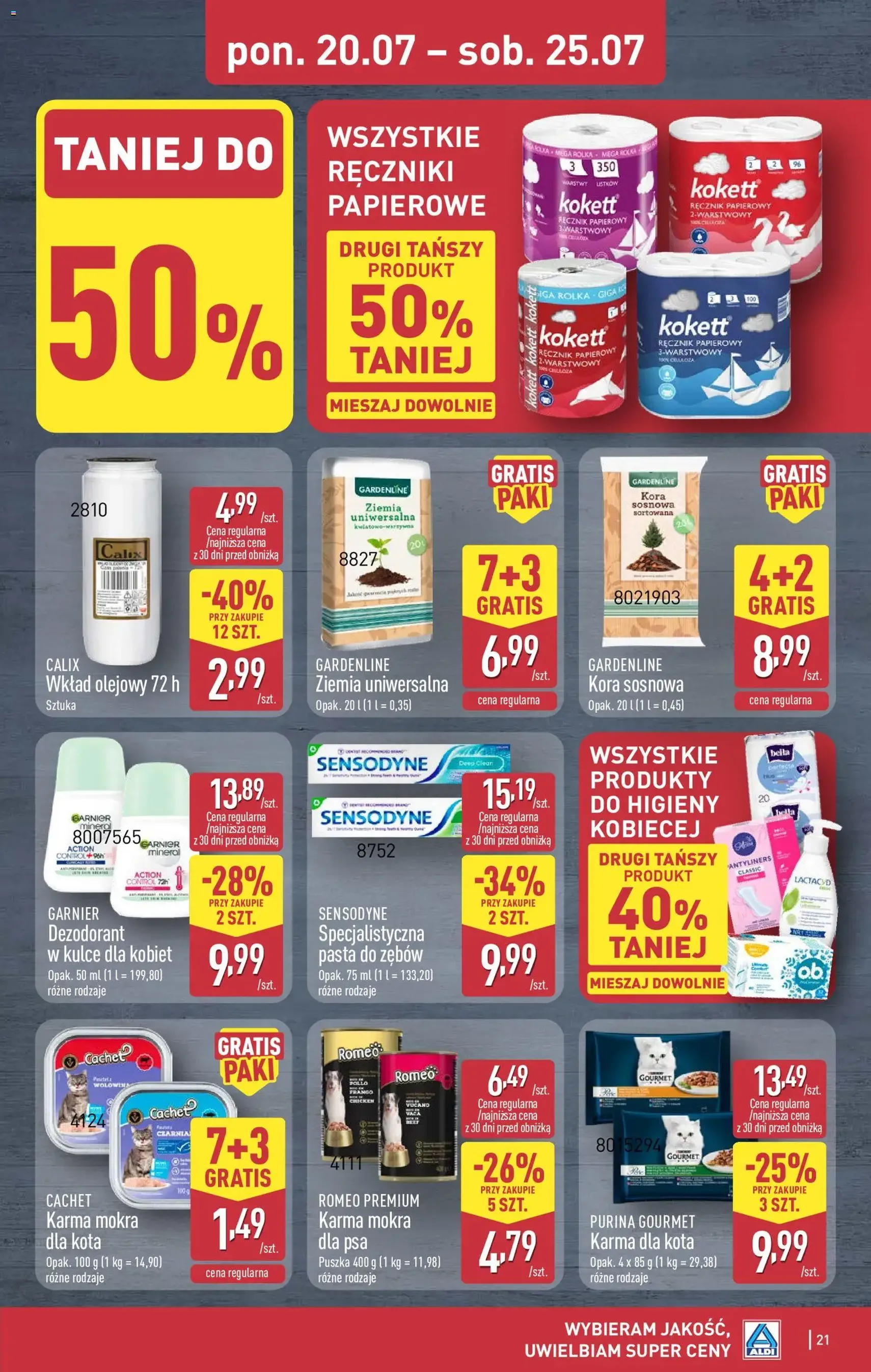 Aldi gazetka - ważny gazetka od 20.07.2026 strona 21 z 44